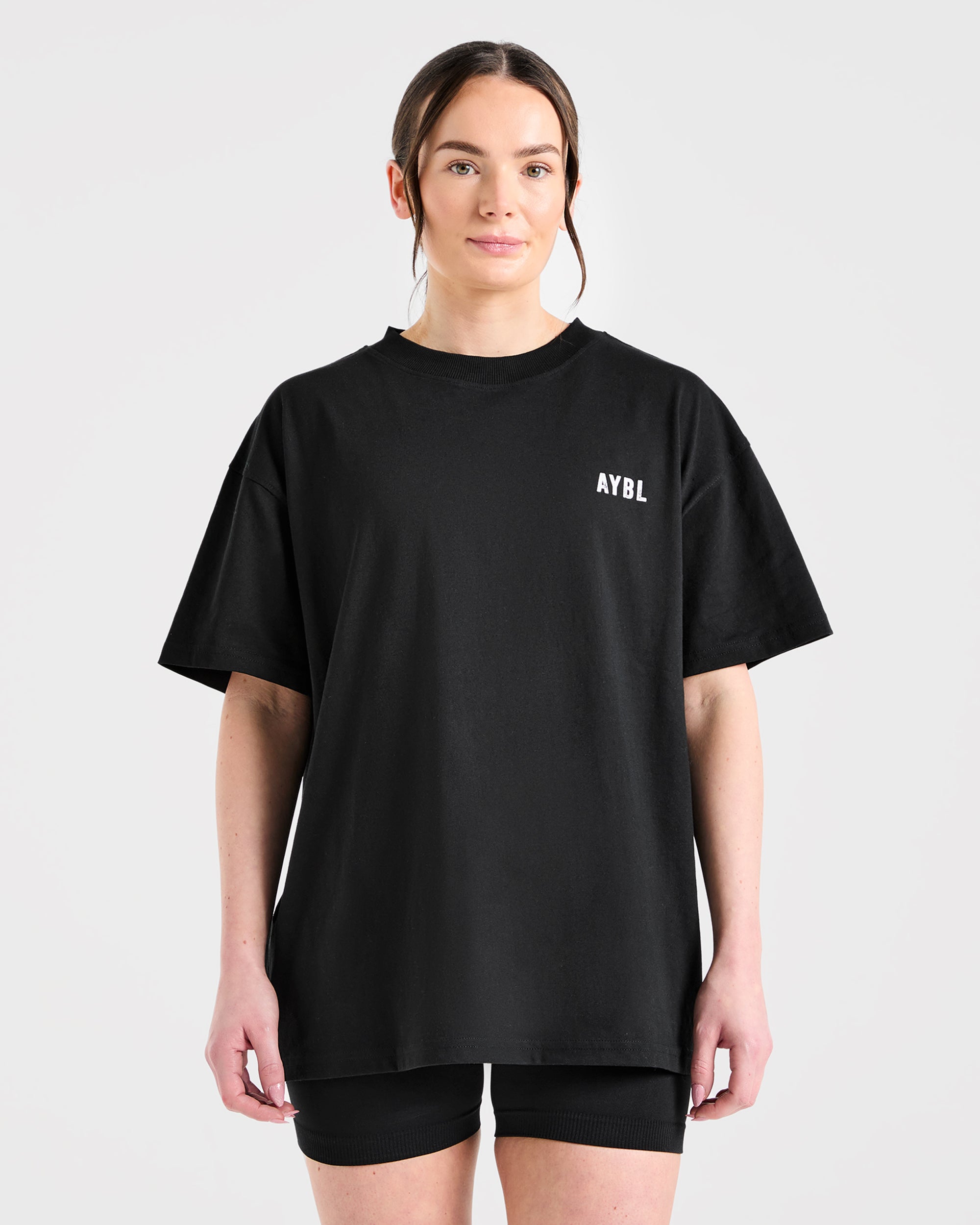 Sculpting Season Oversized T Shirt - Zwart