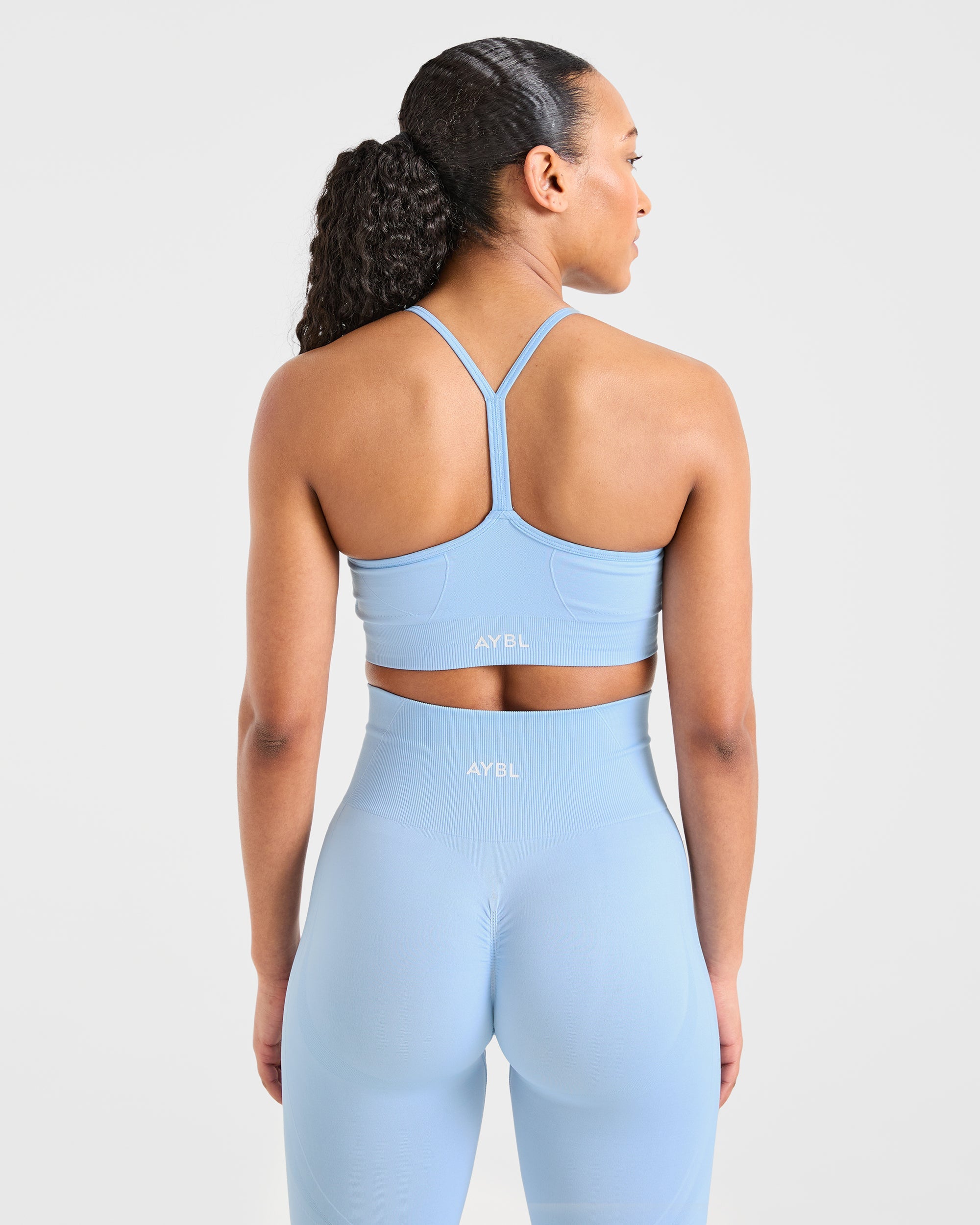 Empower Seamless Sports Bra - Sky Blauw