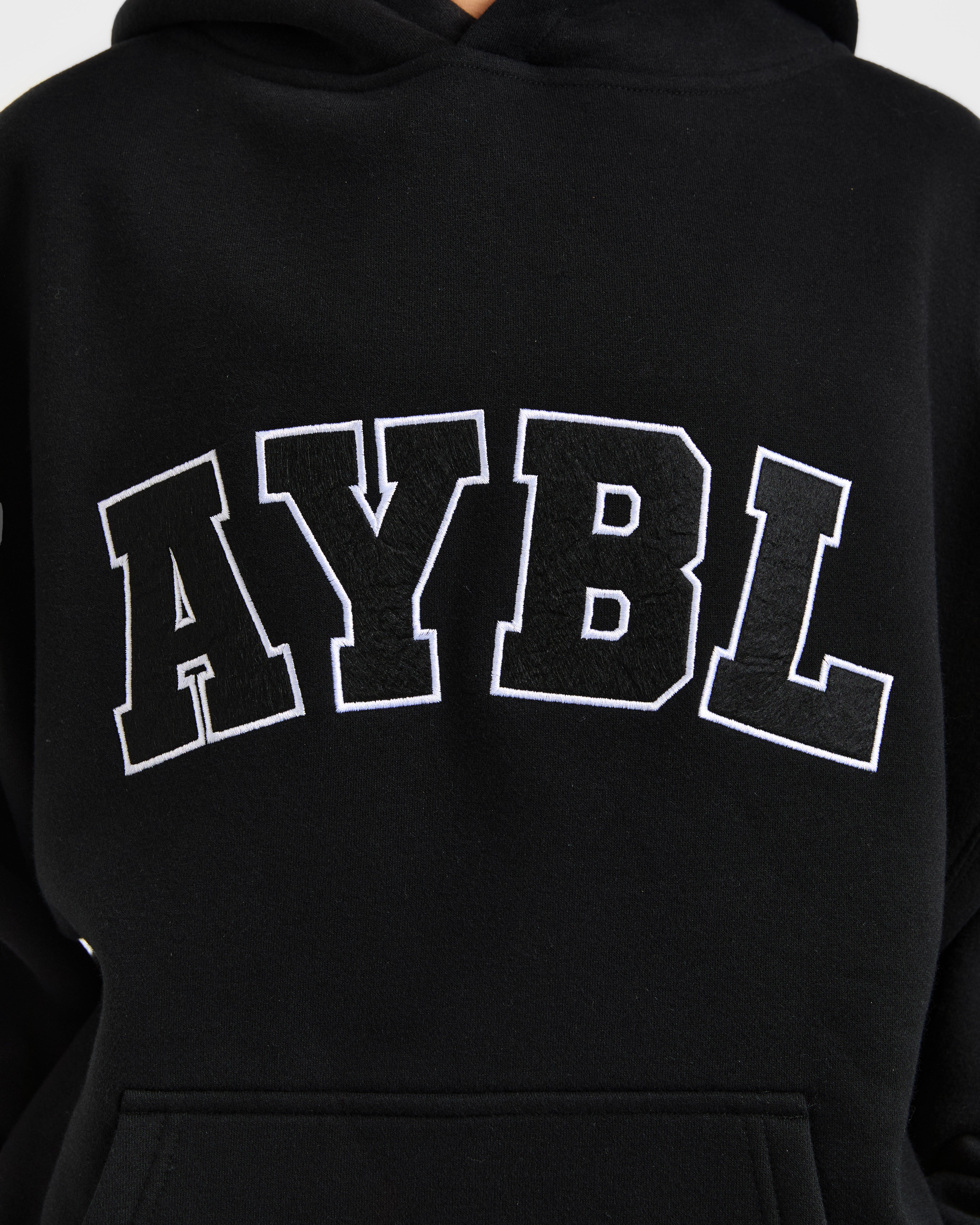 Varsity 2.0 Oversized Hoodie - Zwart