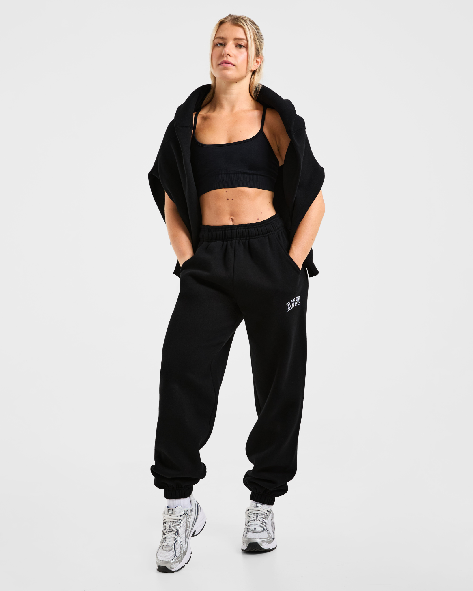 Varsity 2.0 Oversized Joggers - Zwart