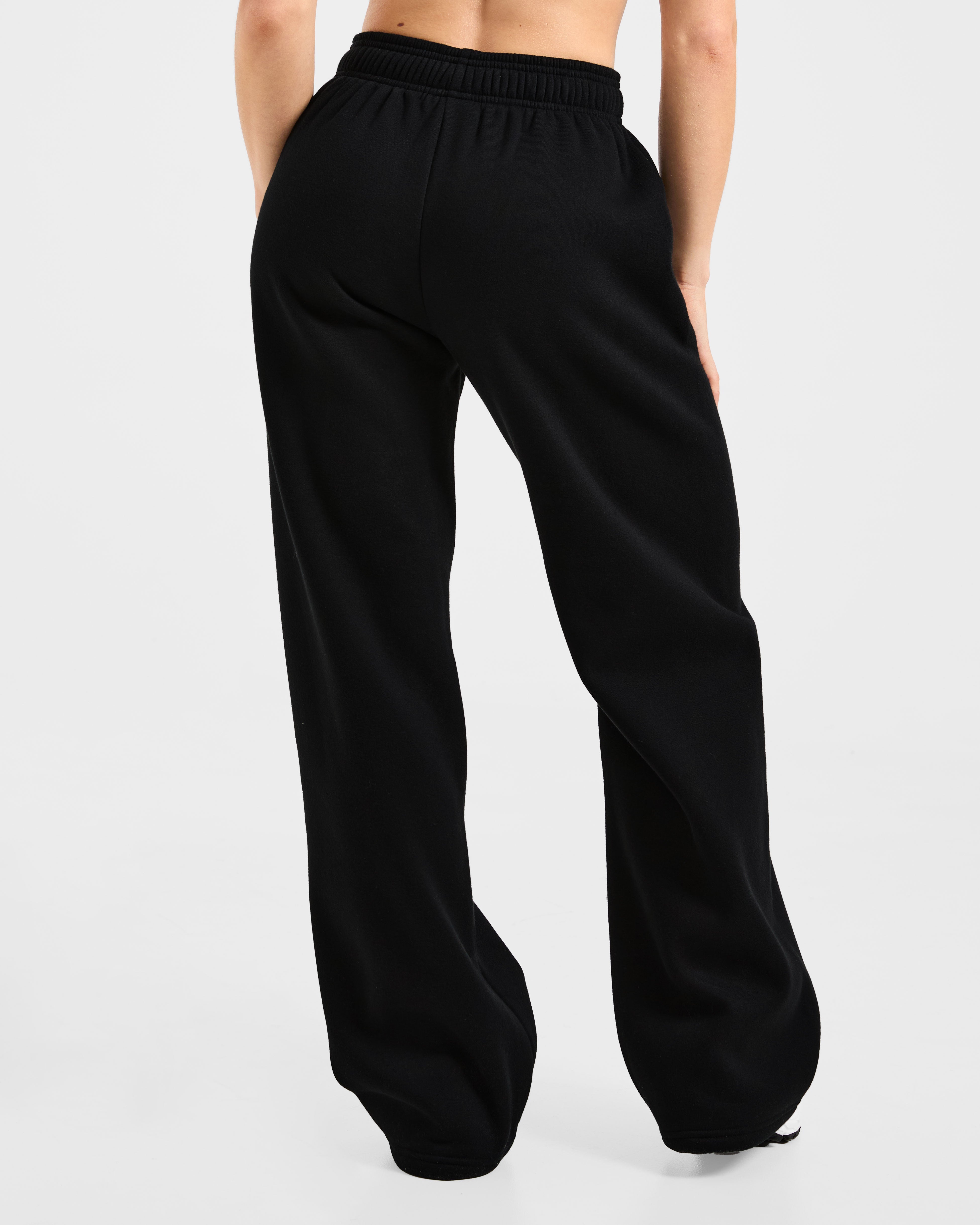Varsity 2.0 Oversized Straight Leg Joggers - Zwart