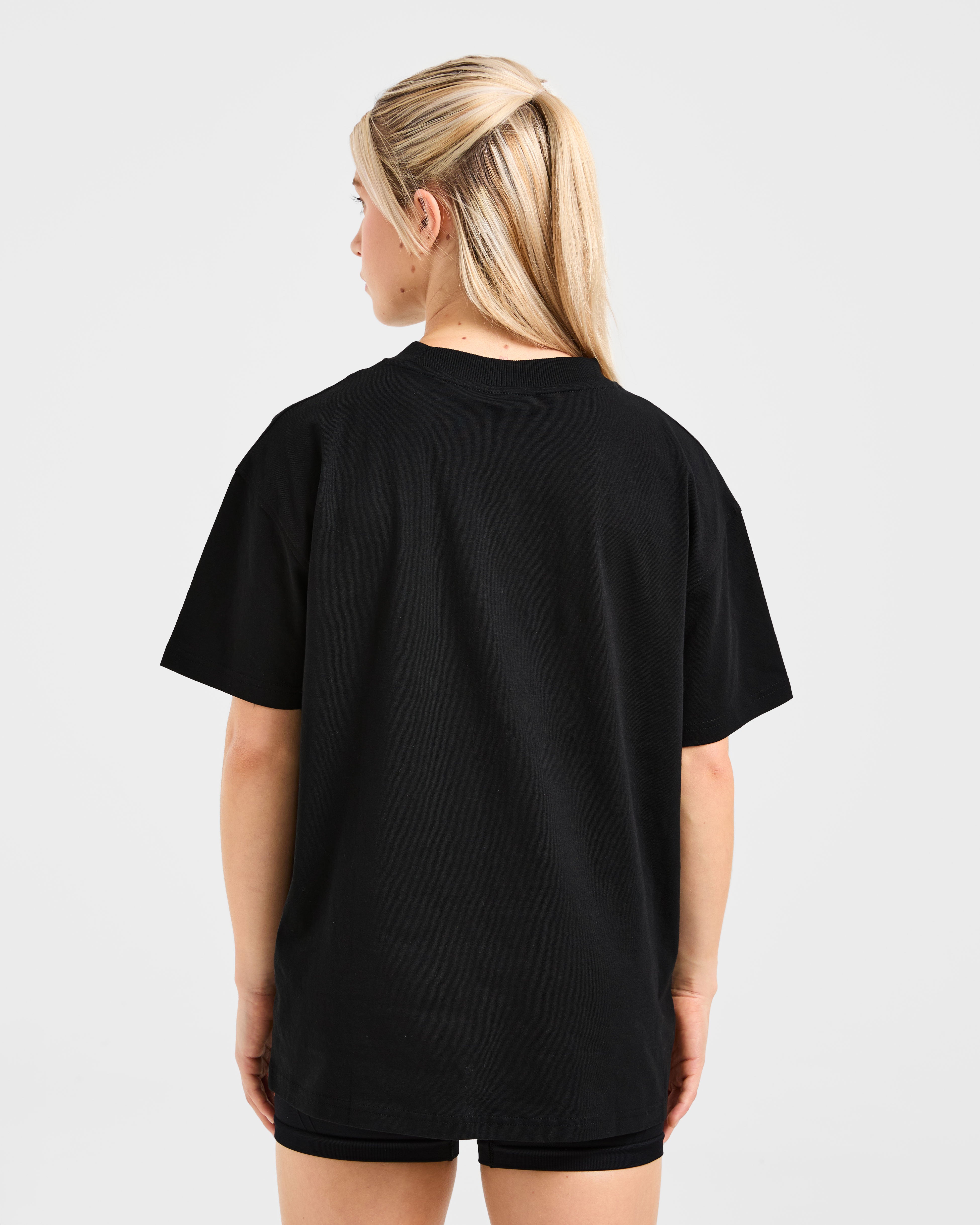 Varsity 2.0 Oversized T Shirt - Zwart