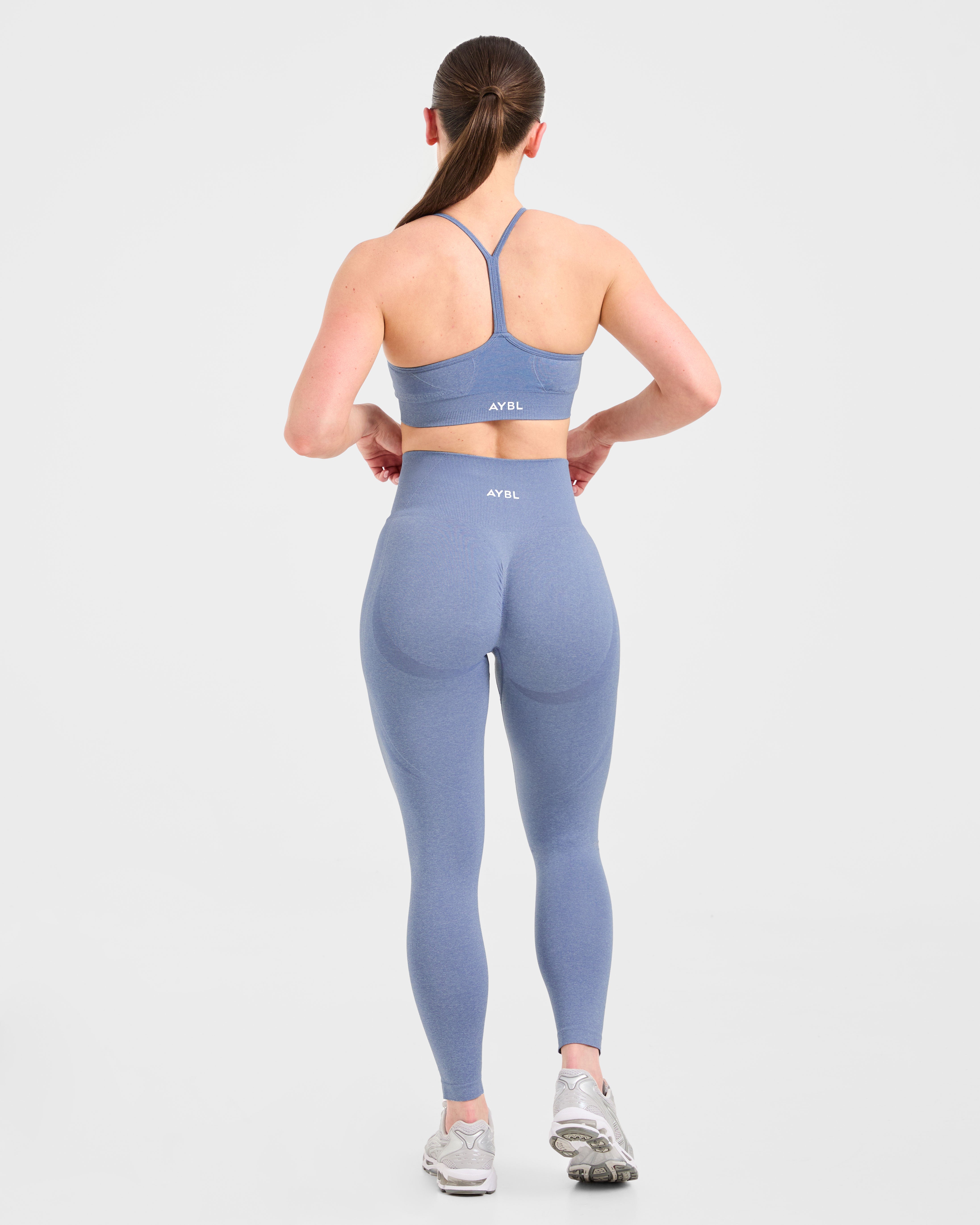 Empower Seamless Sports Bra - Blauw Marl