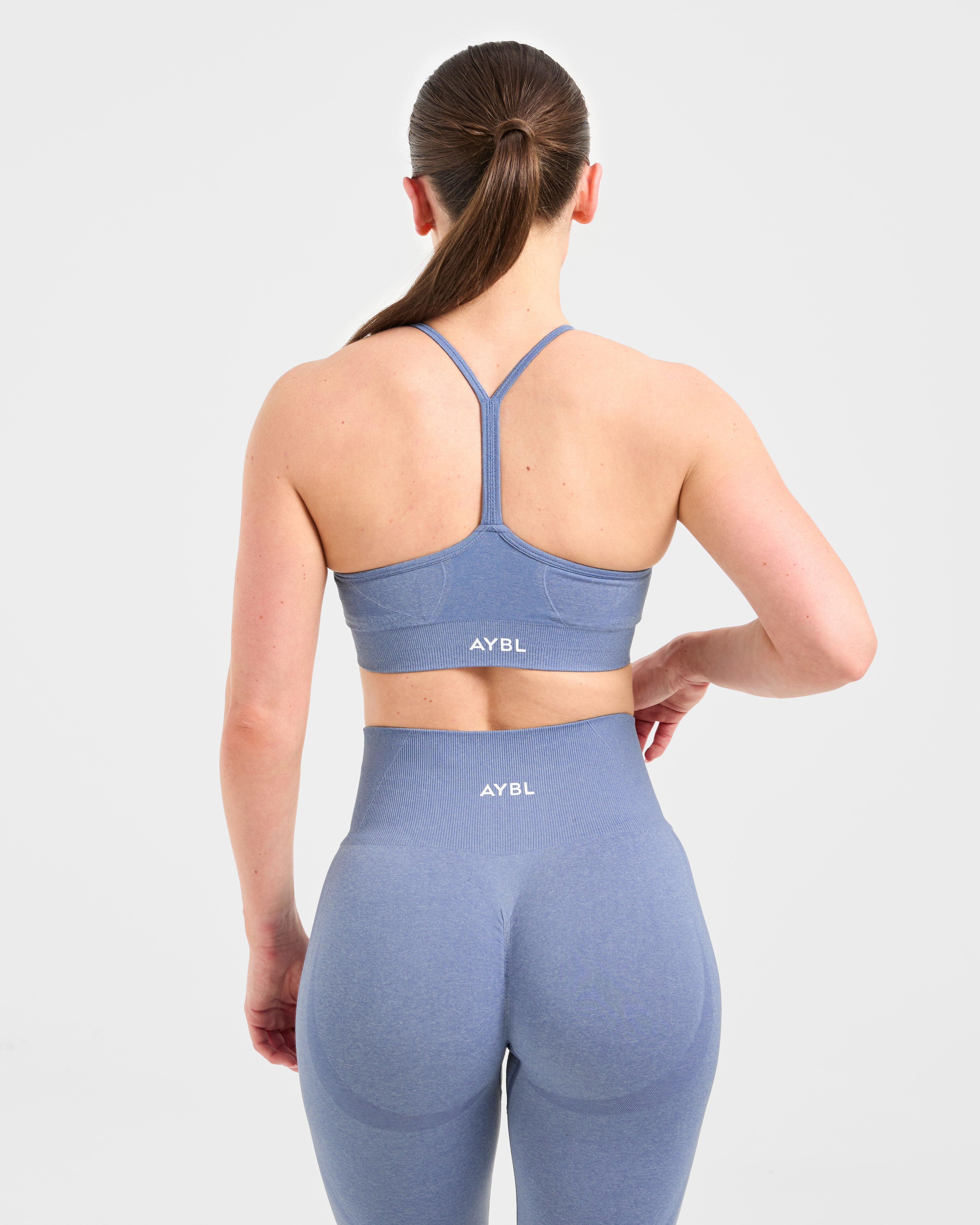 Empower Seamless Sports Bra - Blauw Marl