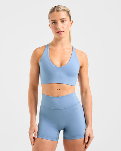 Staple Sports Bra - Slate Blauw