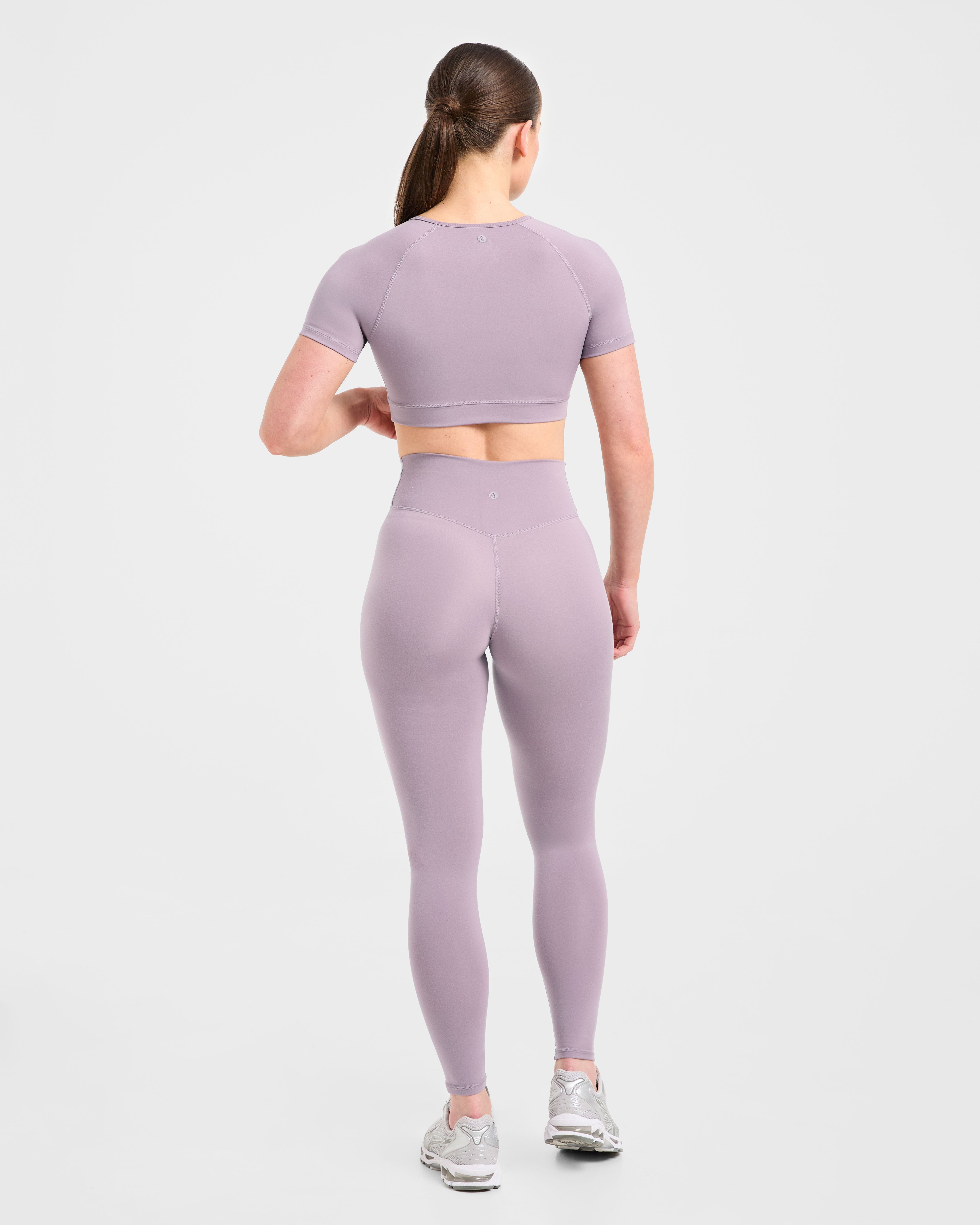 Staple Crop Top - Mauve Paars
