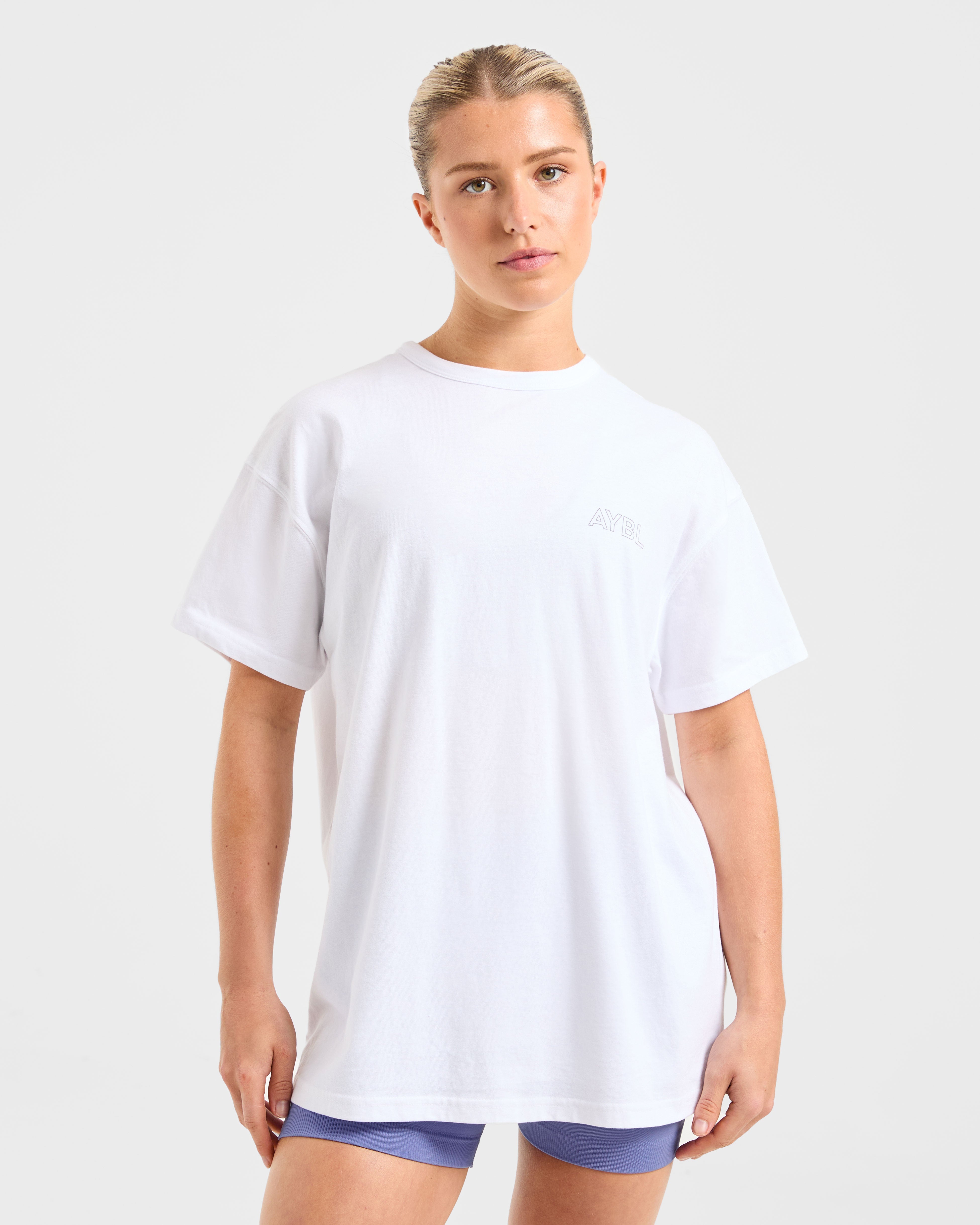 AYBL Athletics Oversized T Shirt - Wit