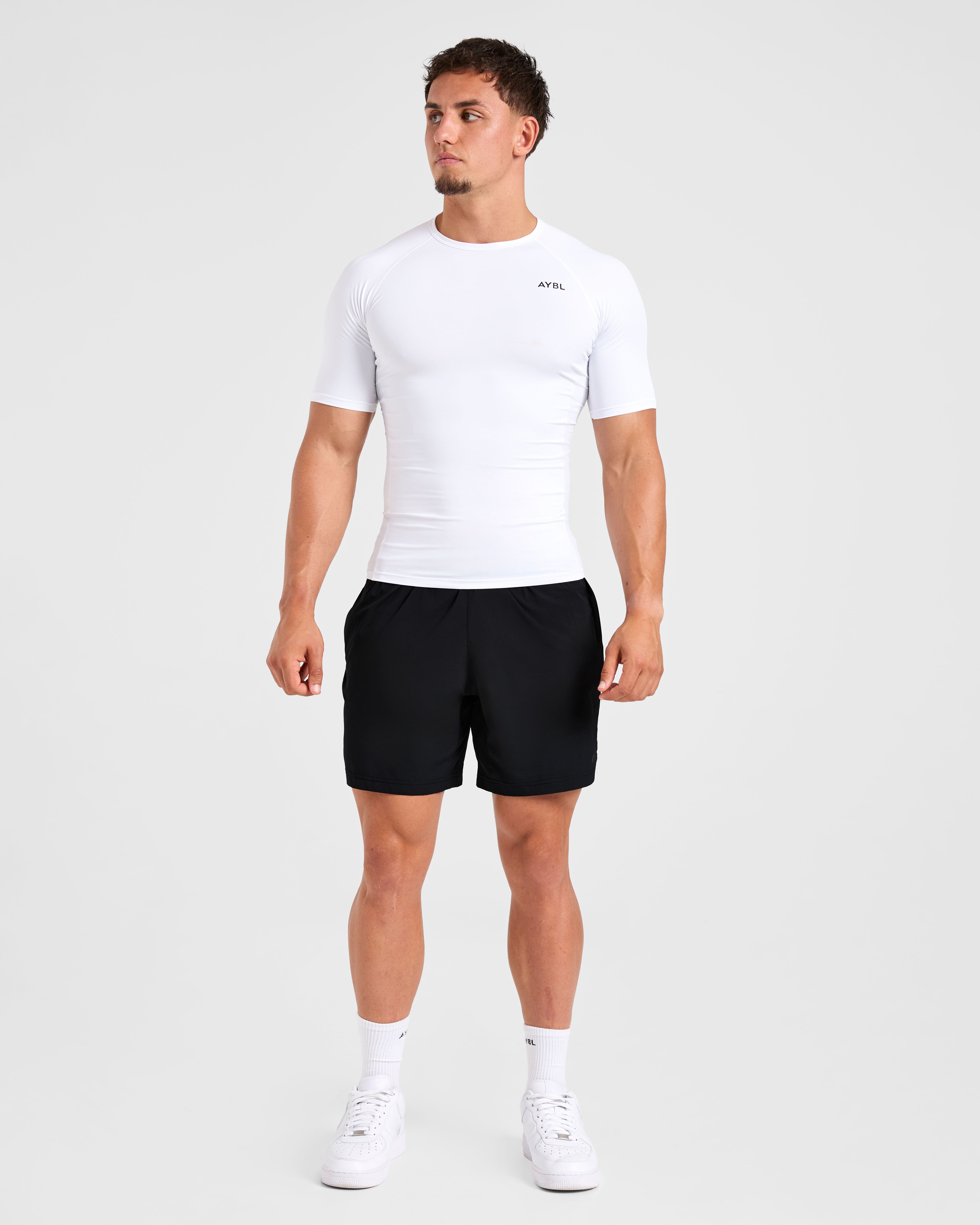 Compression T Shirt - Wit