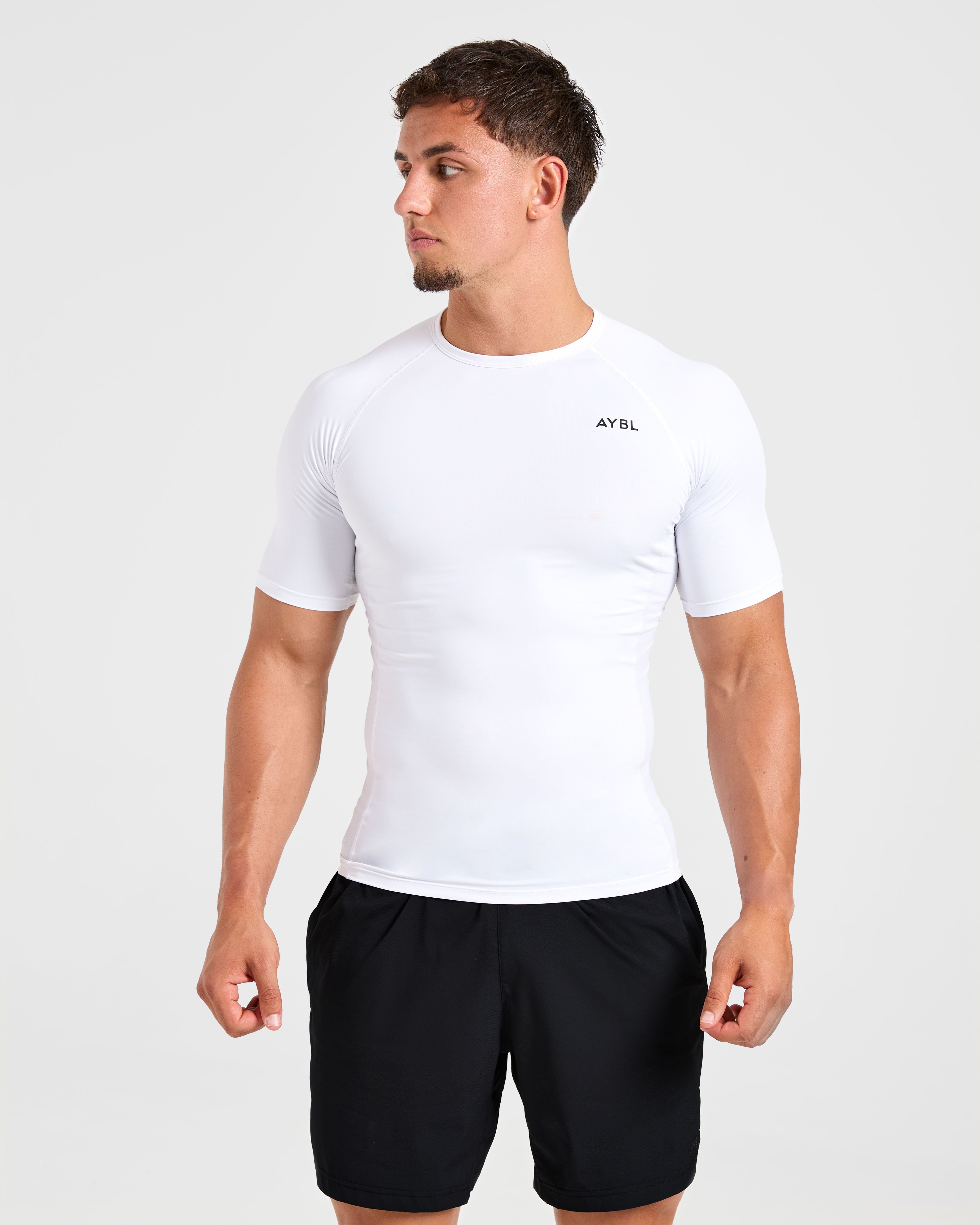 Compression T Shirt - Wit