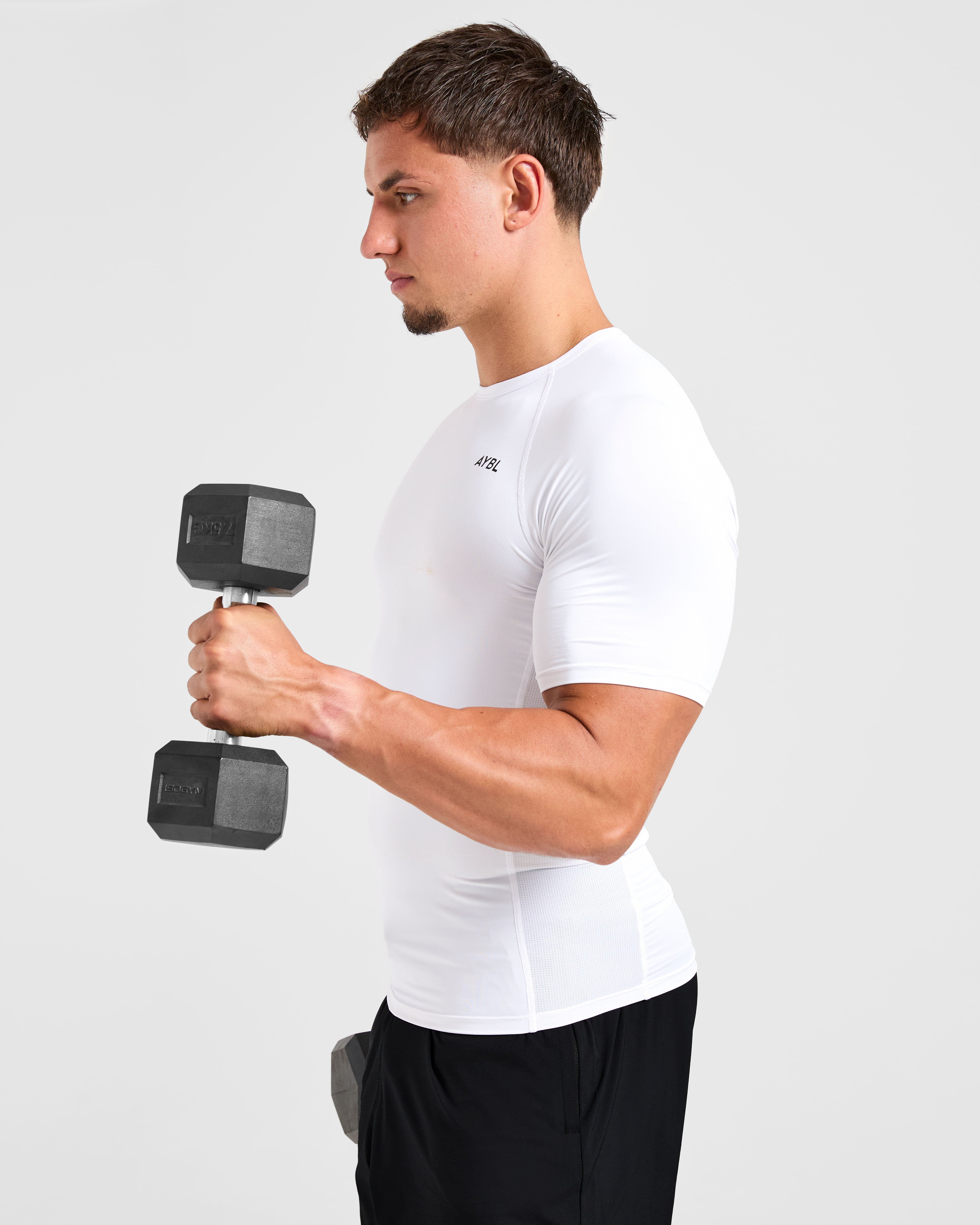 Compression T Shirt - Wit