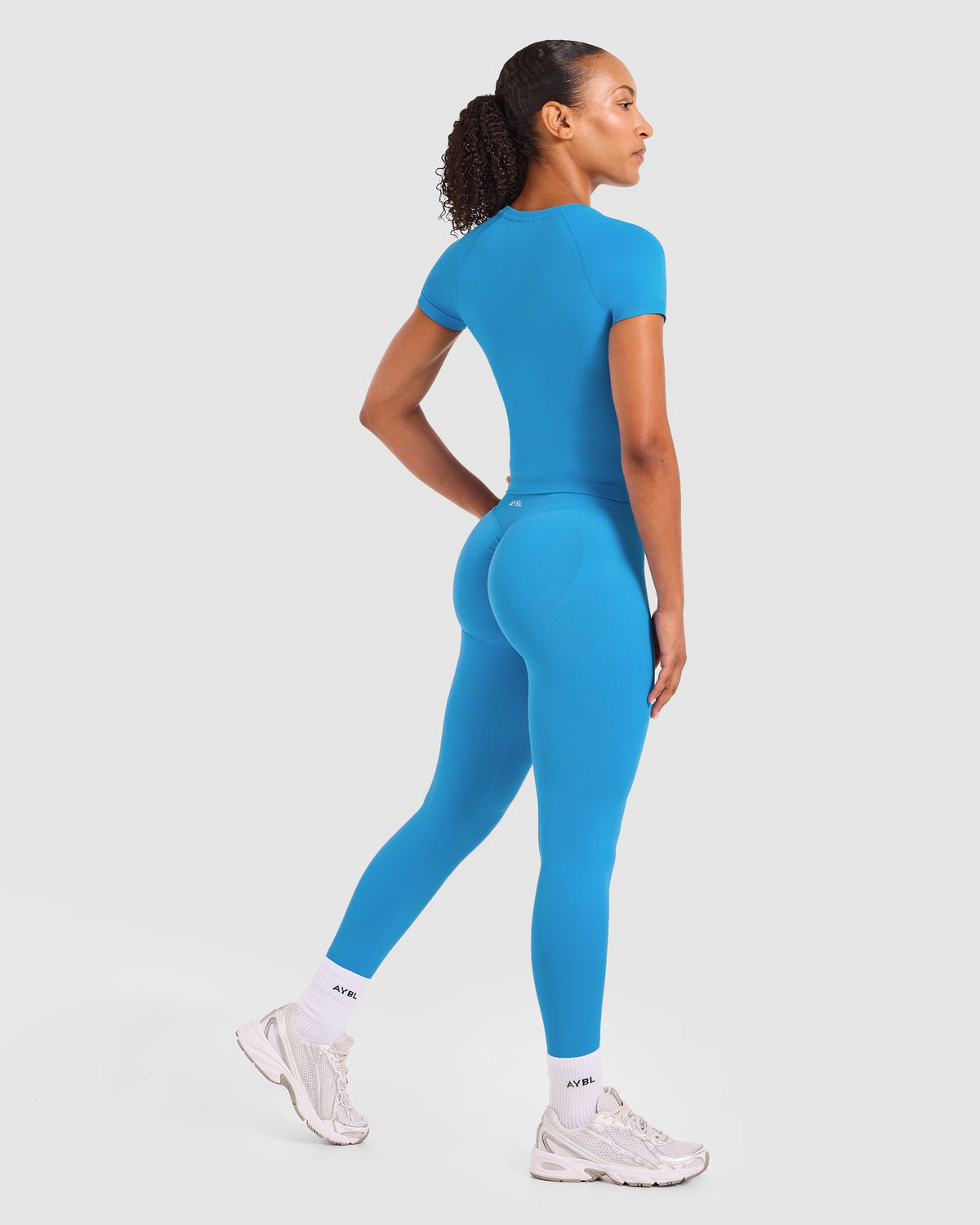 Enhance Seamless Short Sleeve Top - Summer Cobalt
