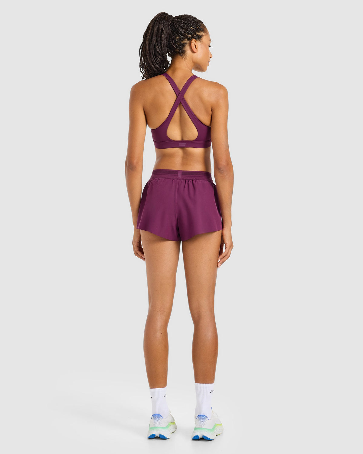 Run Low Rise 3" Shorts - Plum