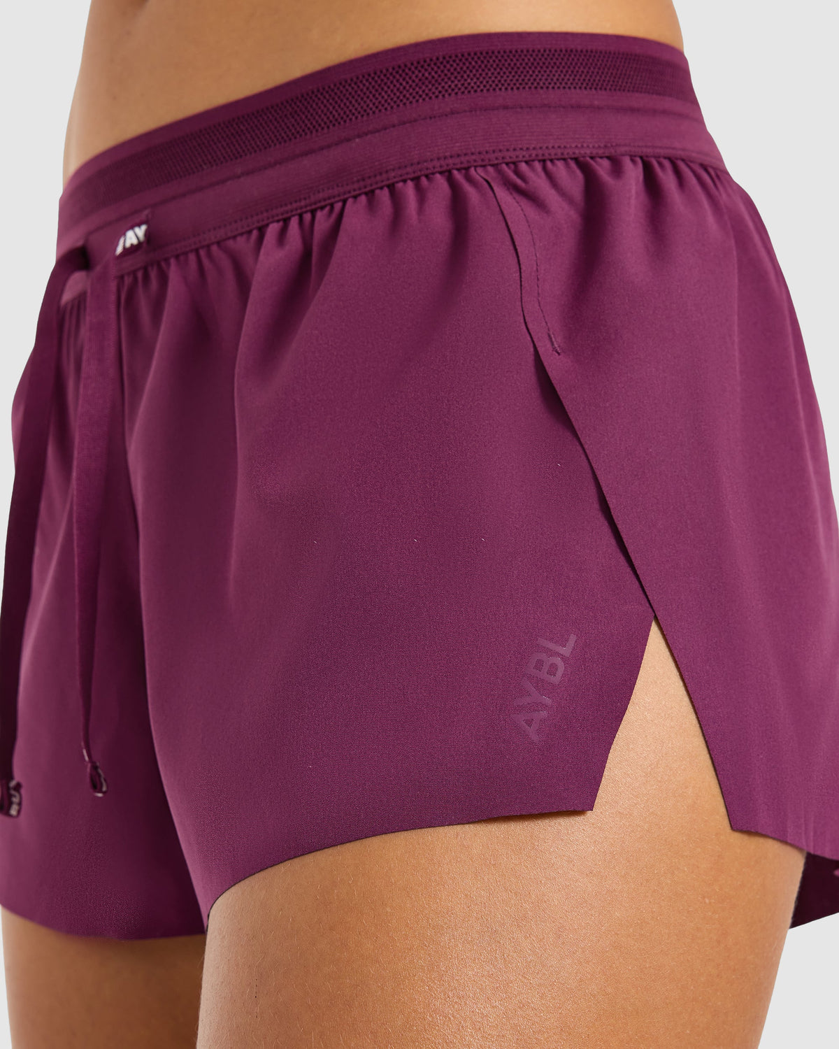 Run Low Rise 3" Shorts - Plum