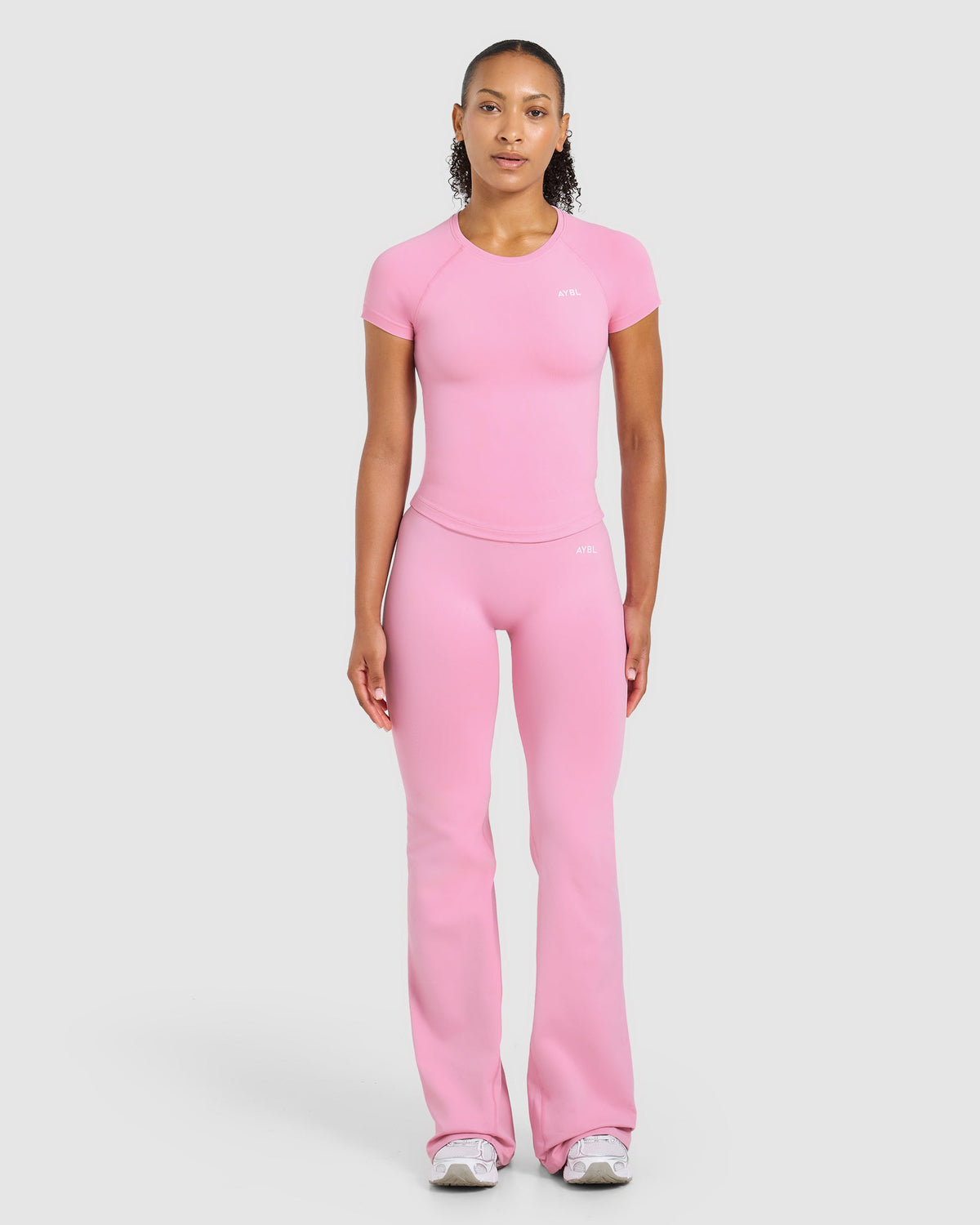 Enhance Seamless Short Sleeve Top - Sugar Roze