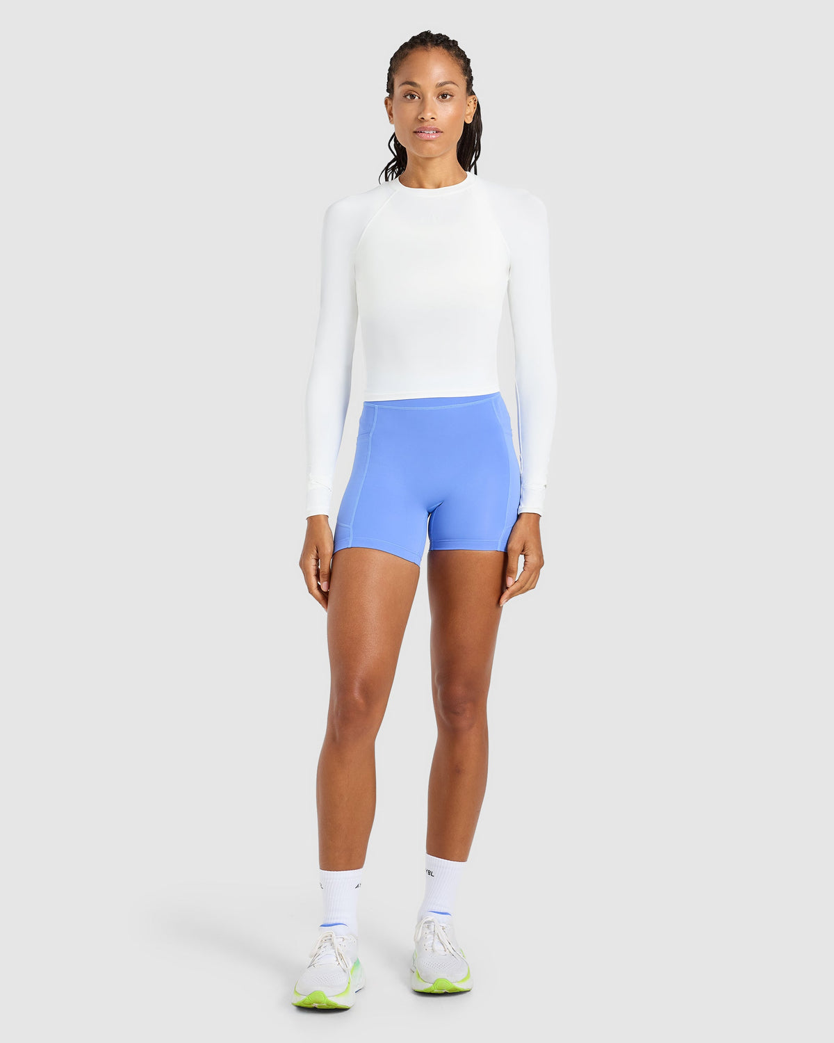 Run Pocket Shorts - Cornflower Blauw