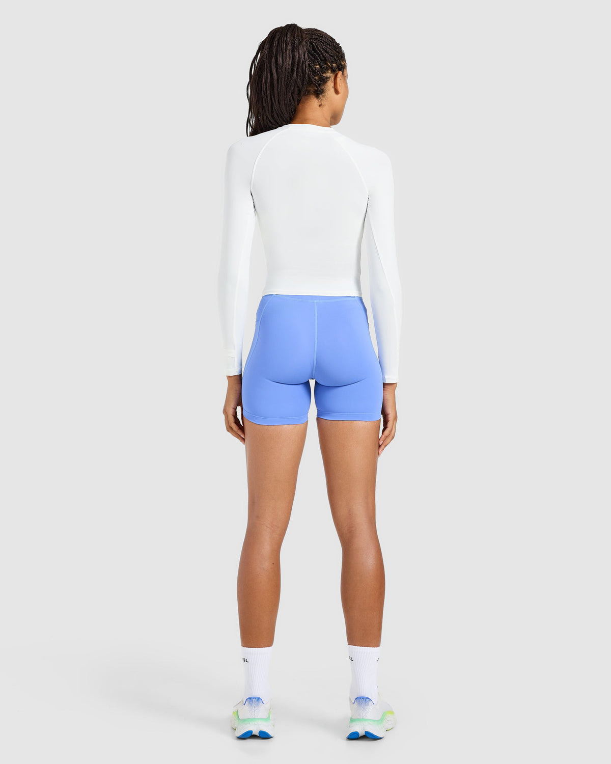 Run Pocket Shorts - Cornflower Blauw