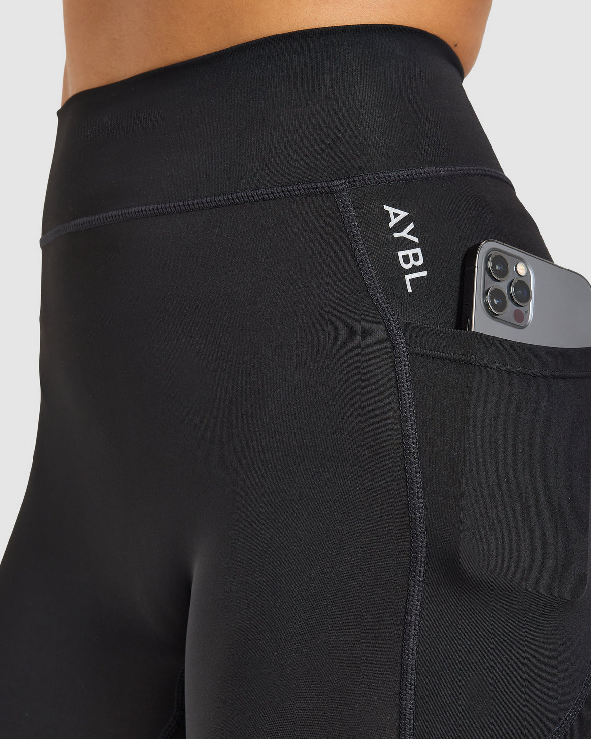 Run Pocket Leggings - Zwart