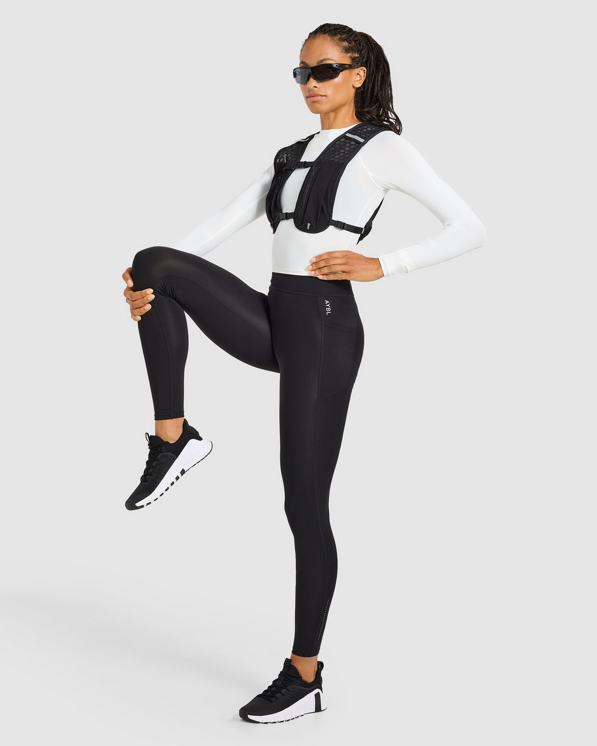 Run Pocket Leggings - Zwart