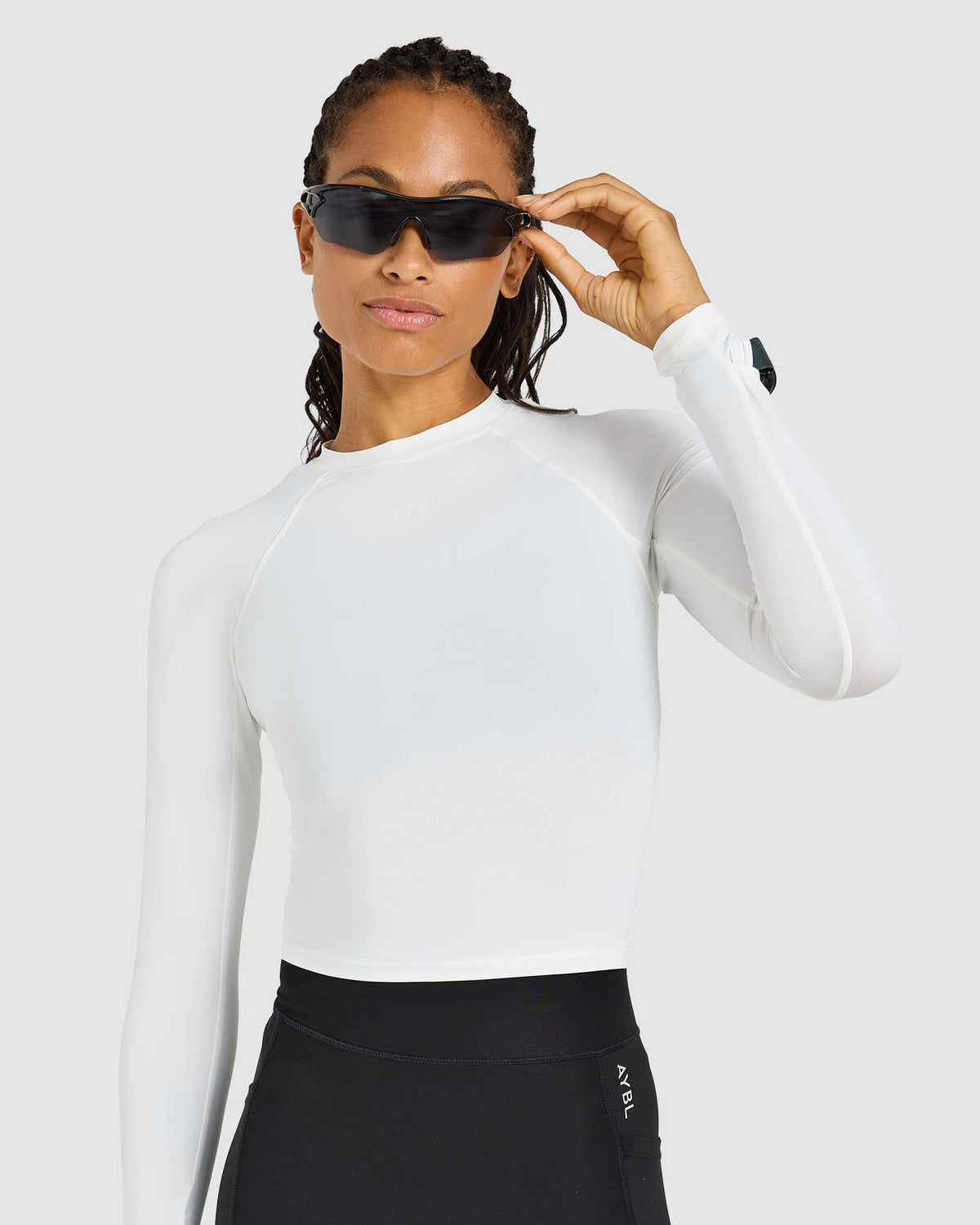 Run Long Sleeve Base Layer - Wit