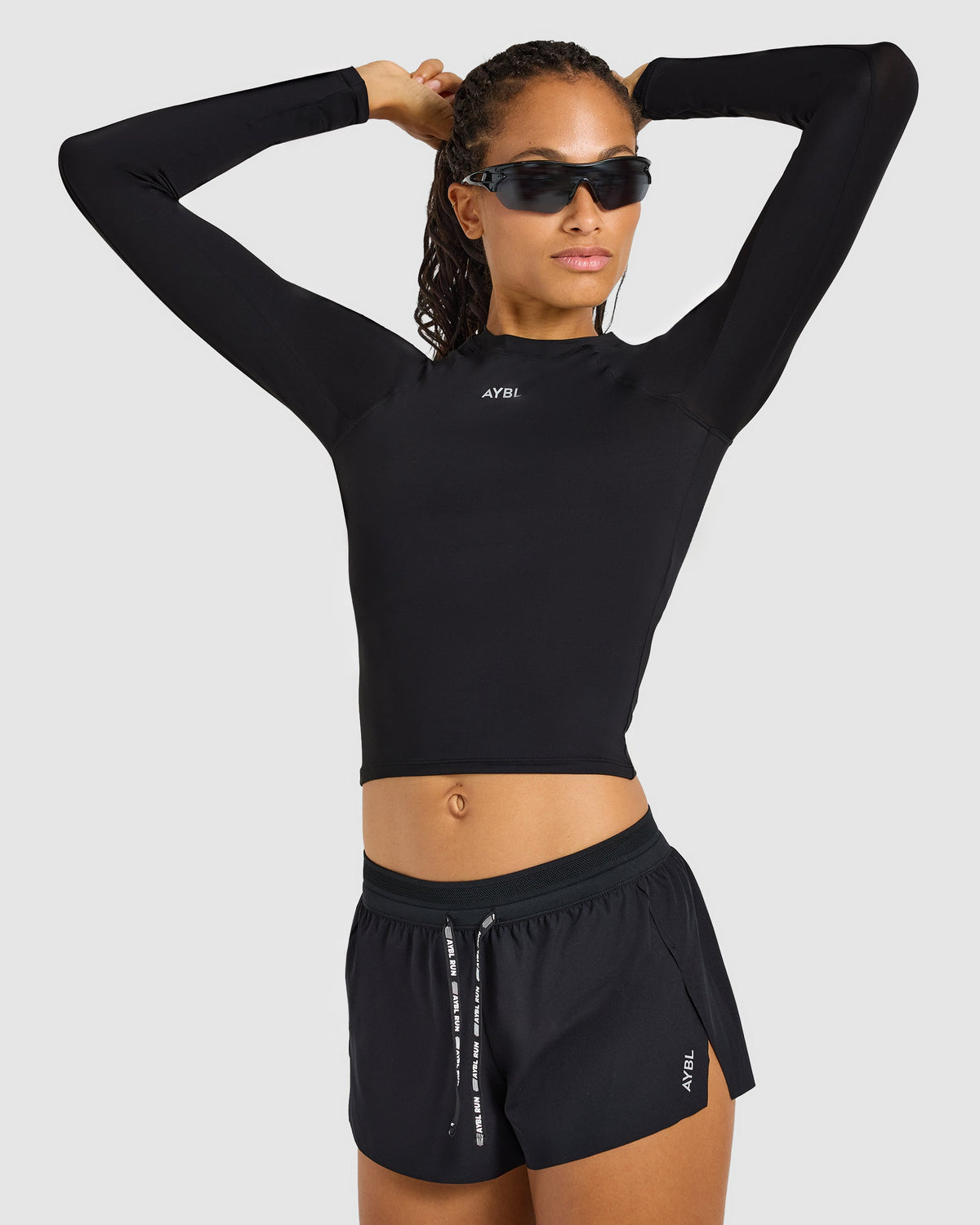 Run Low Rise 3" Shorts - Zwart