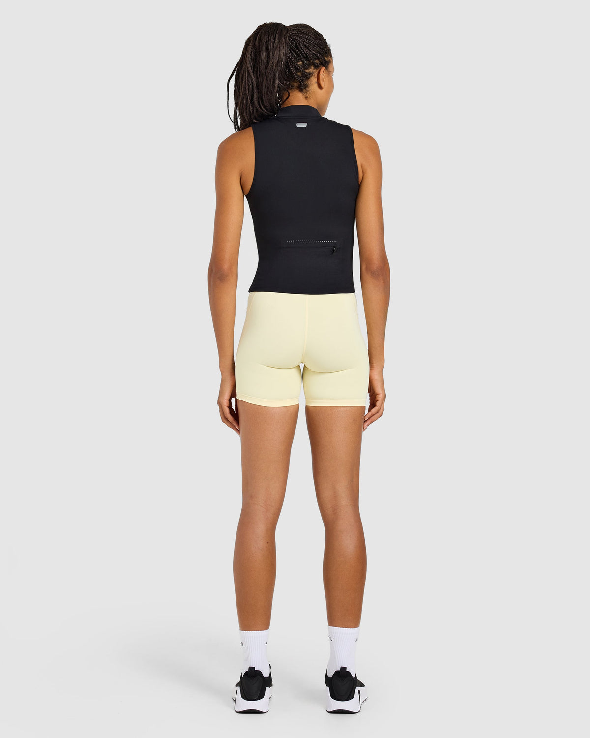 Run Sleeveless Zip Up Jacket - Zwart