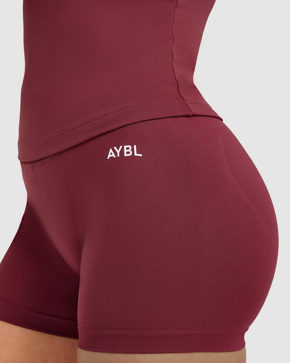 Enhance Seamless Long Sleeve Top - Mahogany Rood