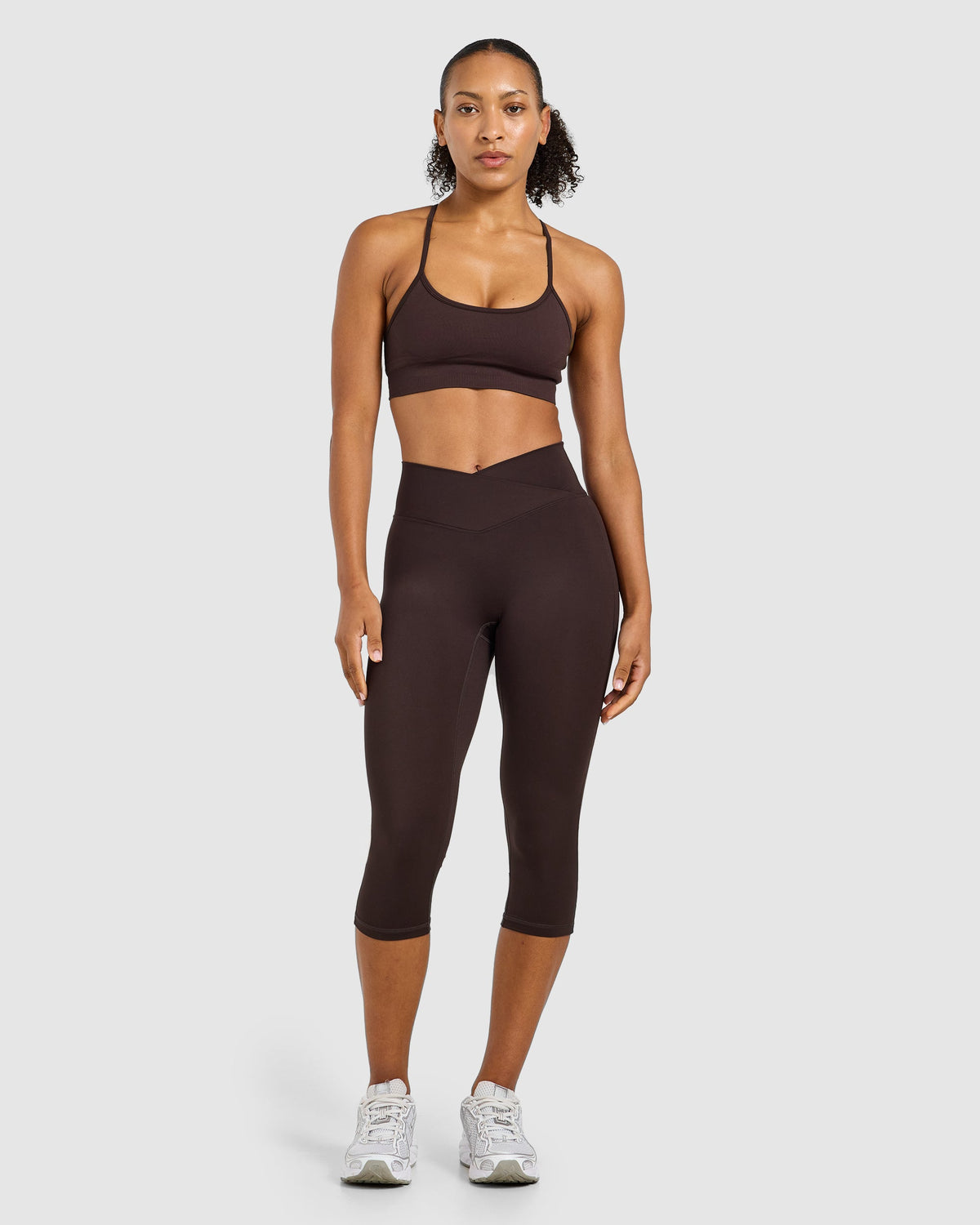 Sculpt Wrap Capri - Cocoa Bruin