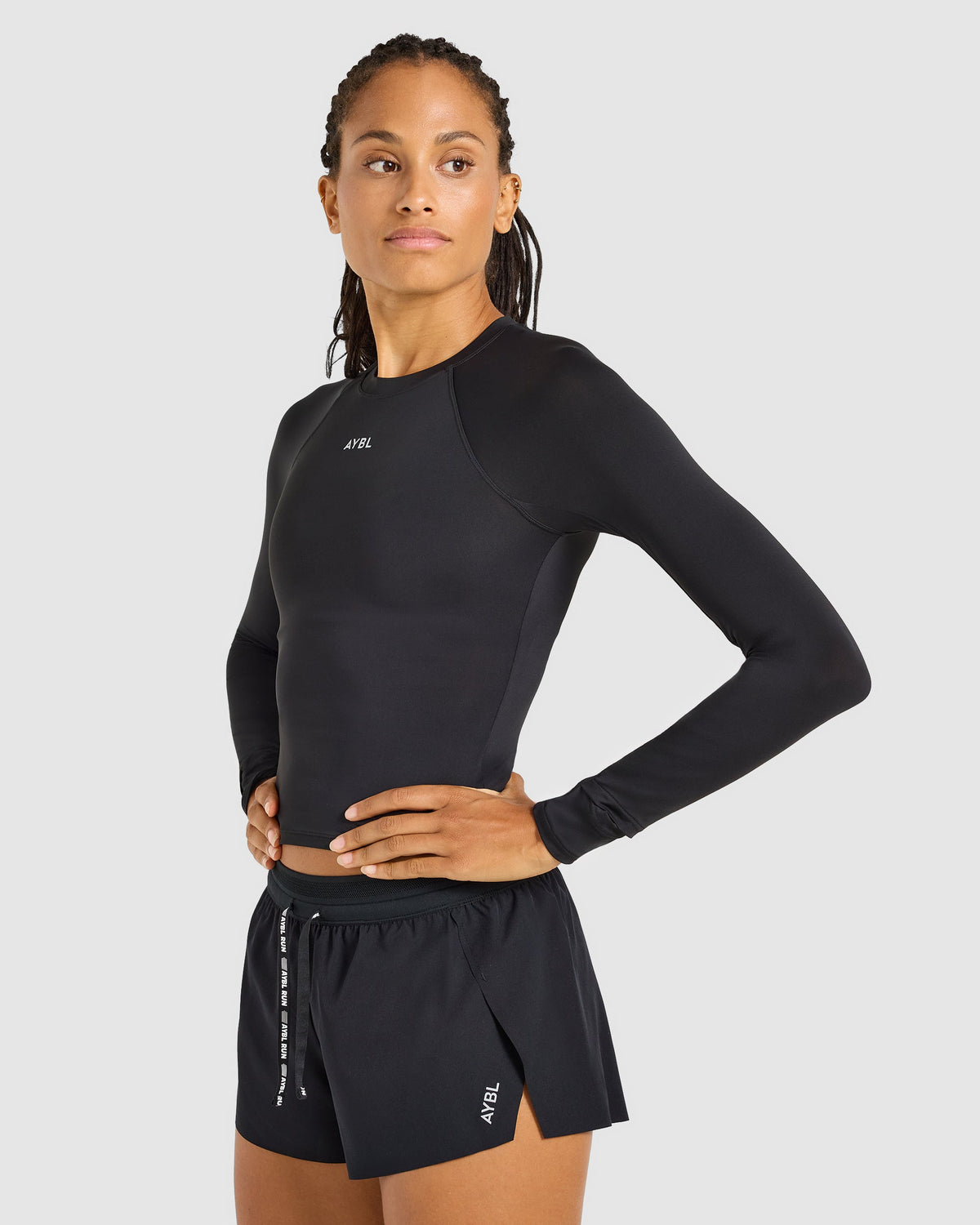 Run Long Sleeve Base Layer - Zwart