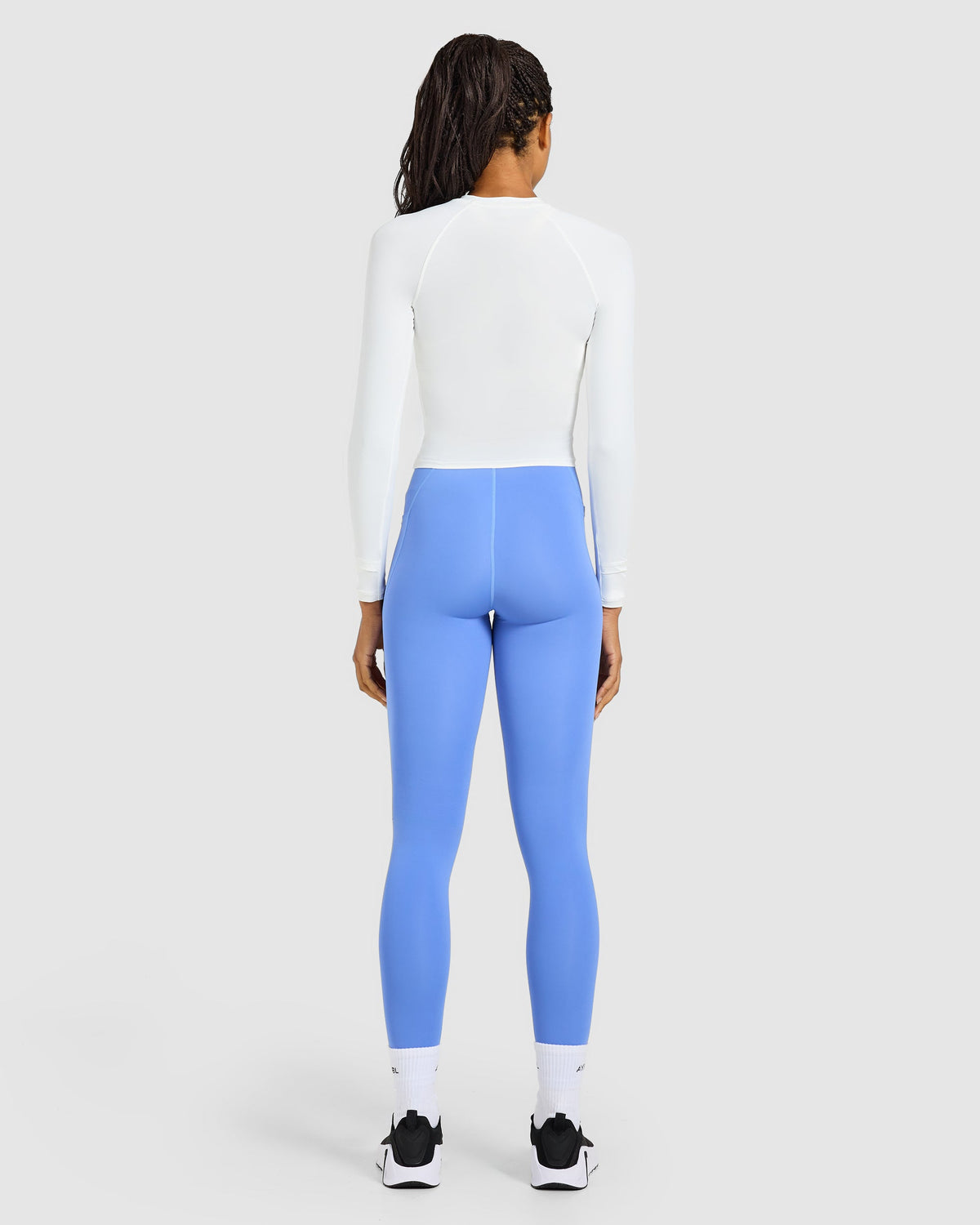 Run Pocket Leggings - Cornflower Blauw