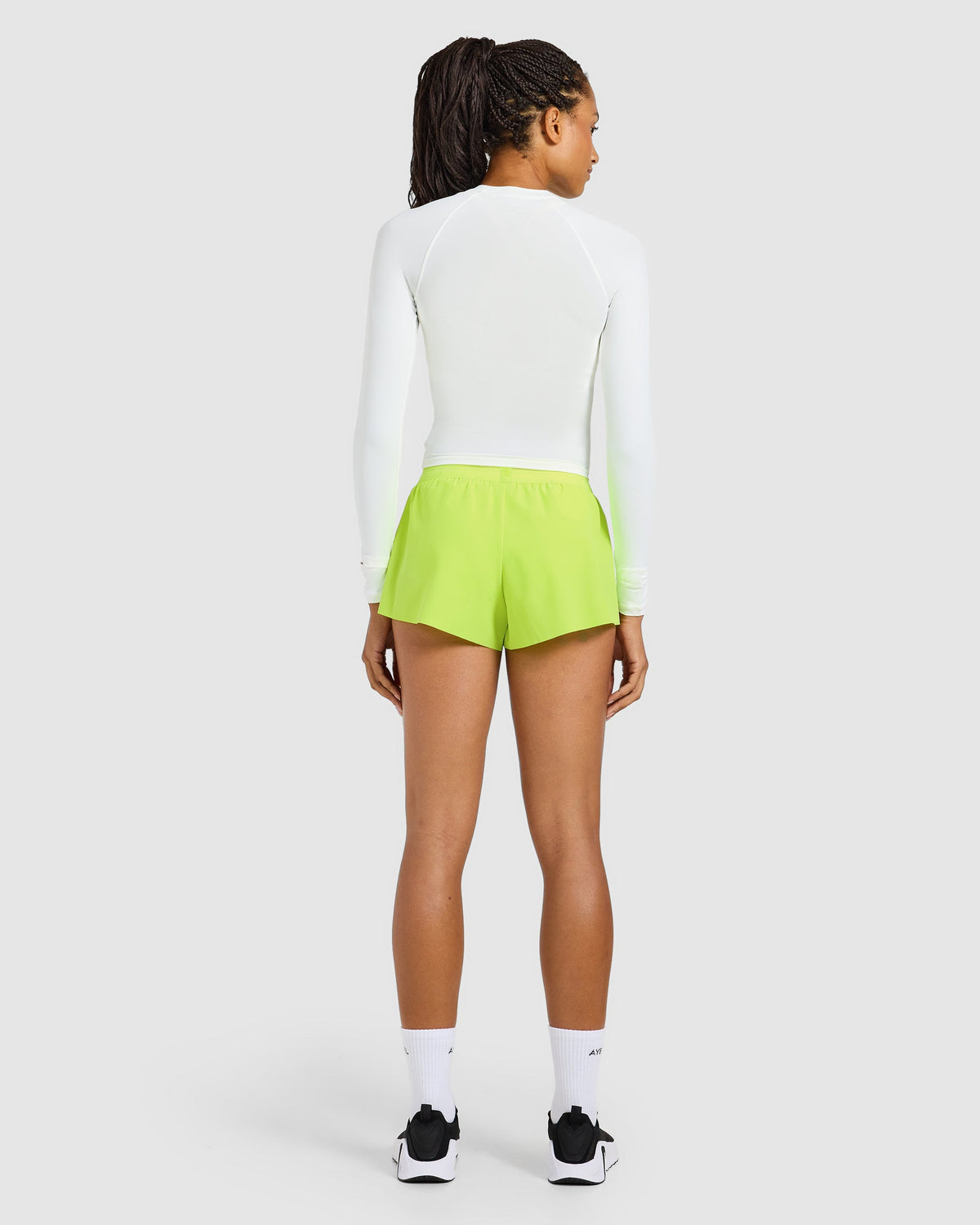 Run Low Rise 3" Shorts - Neon Geel