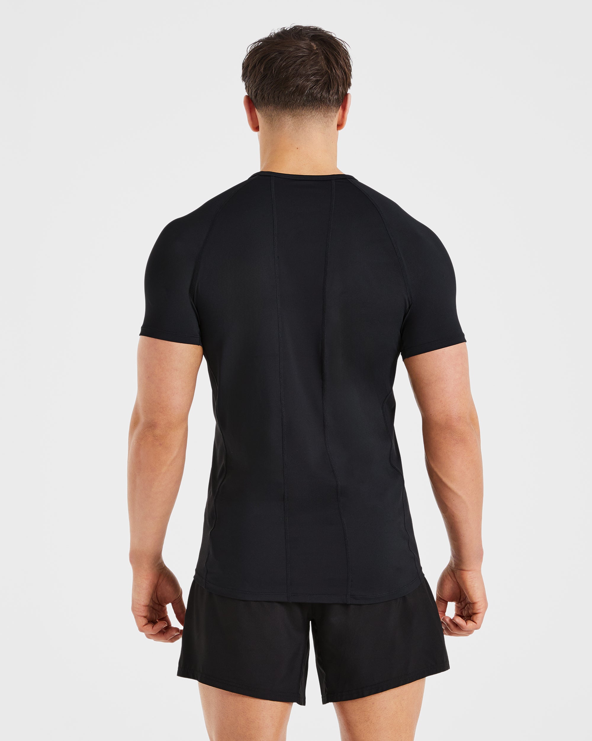 Compression Relaxed T Shirt - Zwart