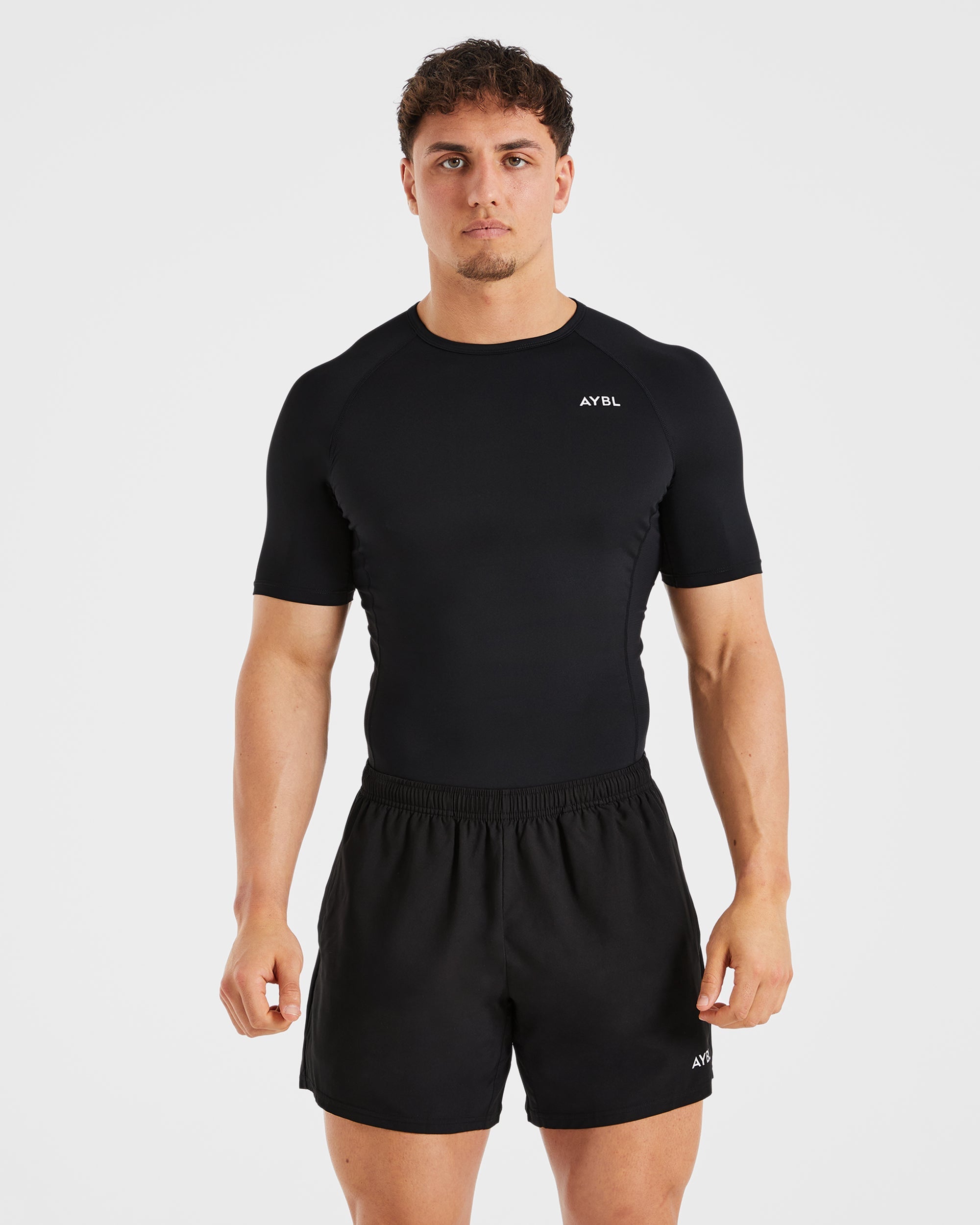 Compression T Shirt - Zwart