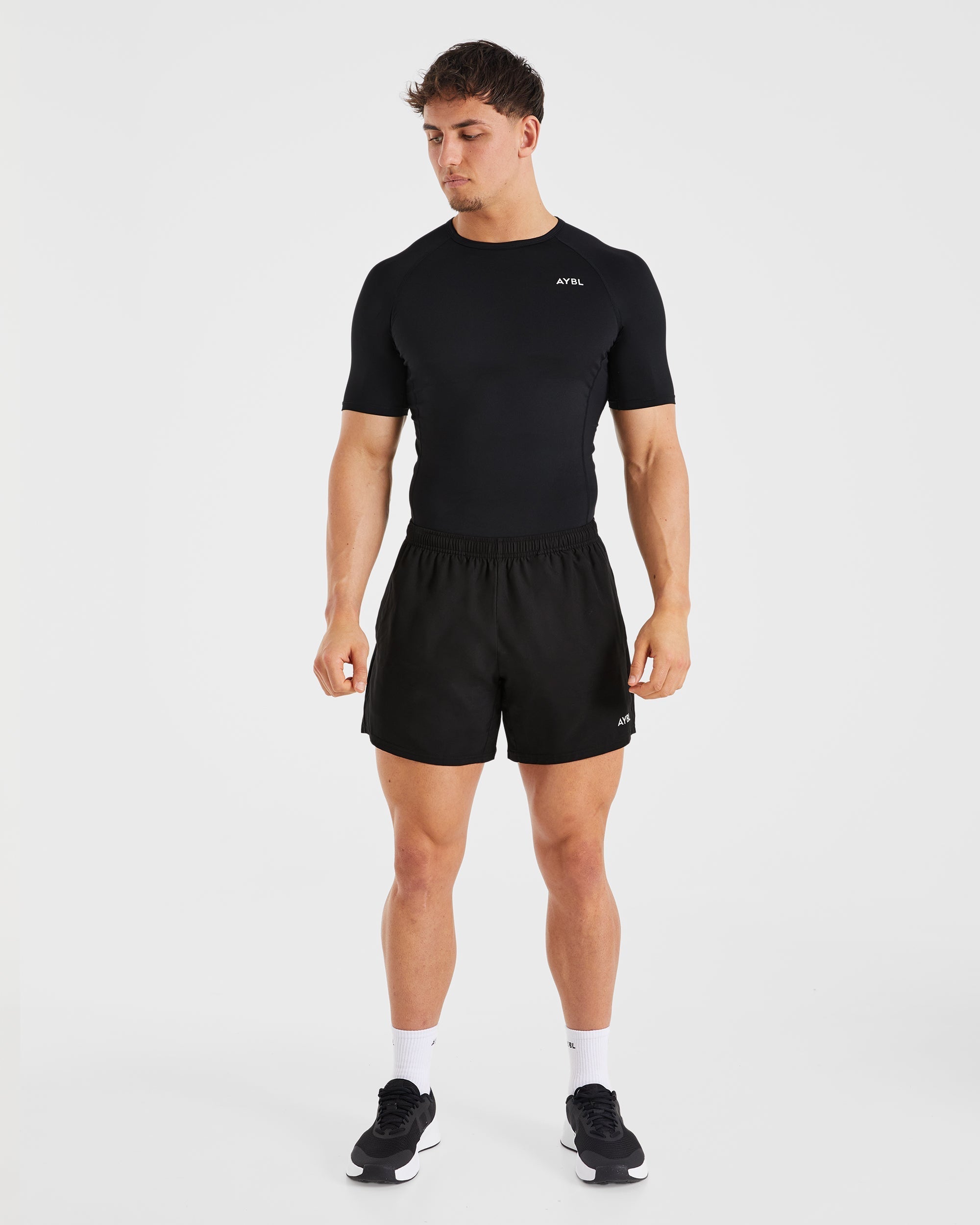 Compression T Shirt - Zwart