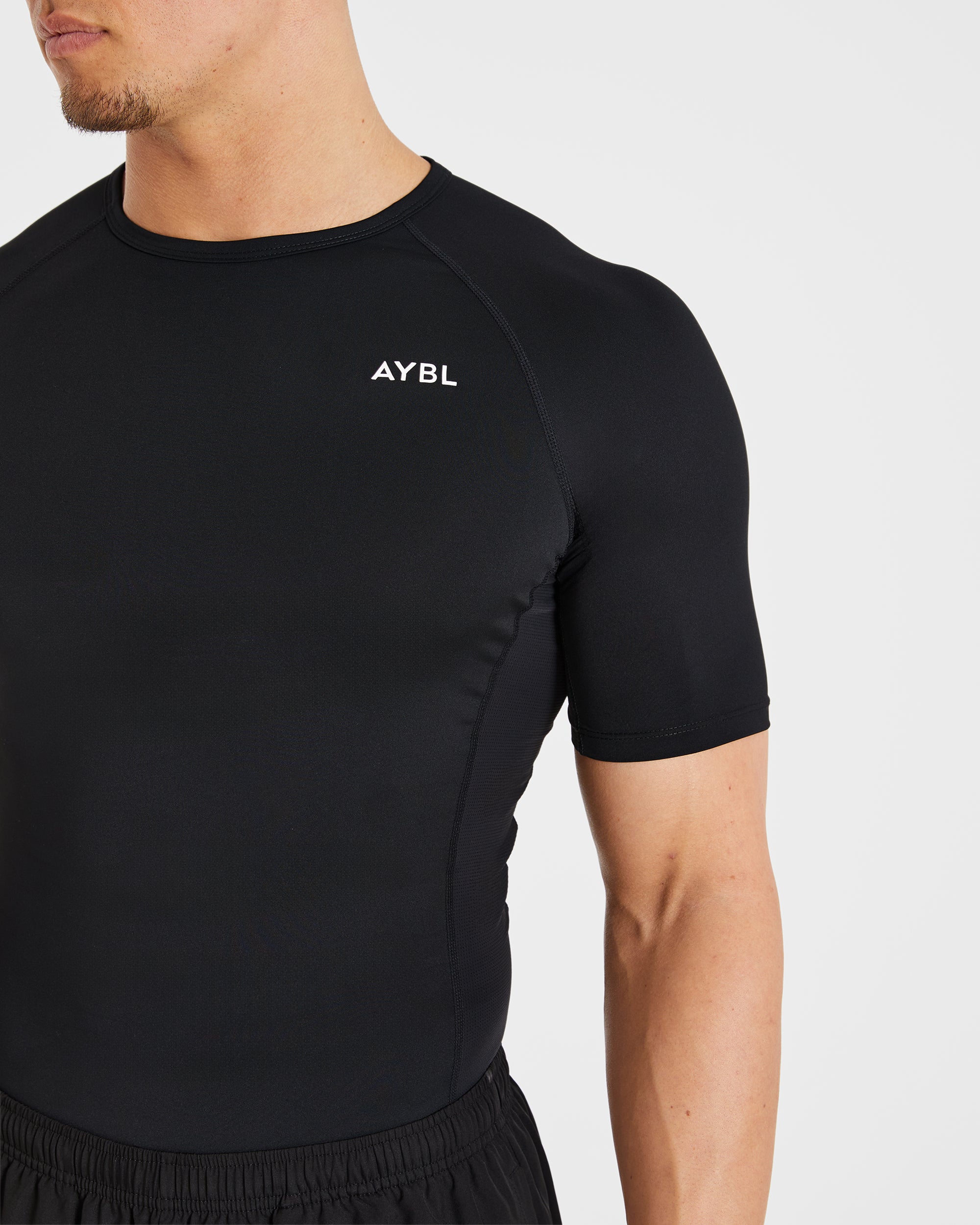 Compression T Shirt - Zwart