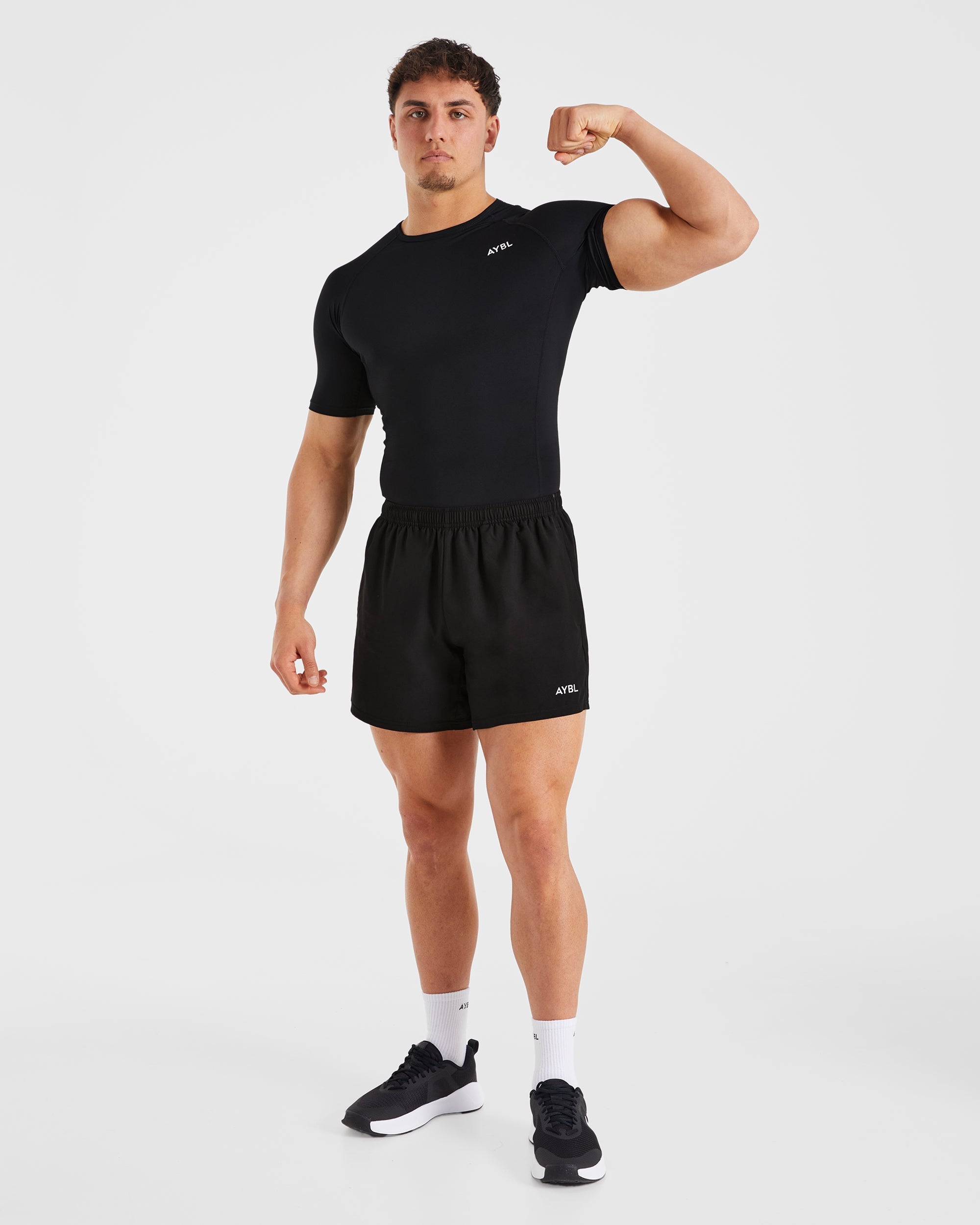 Compression T Shirt - Zwart