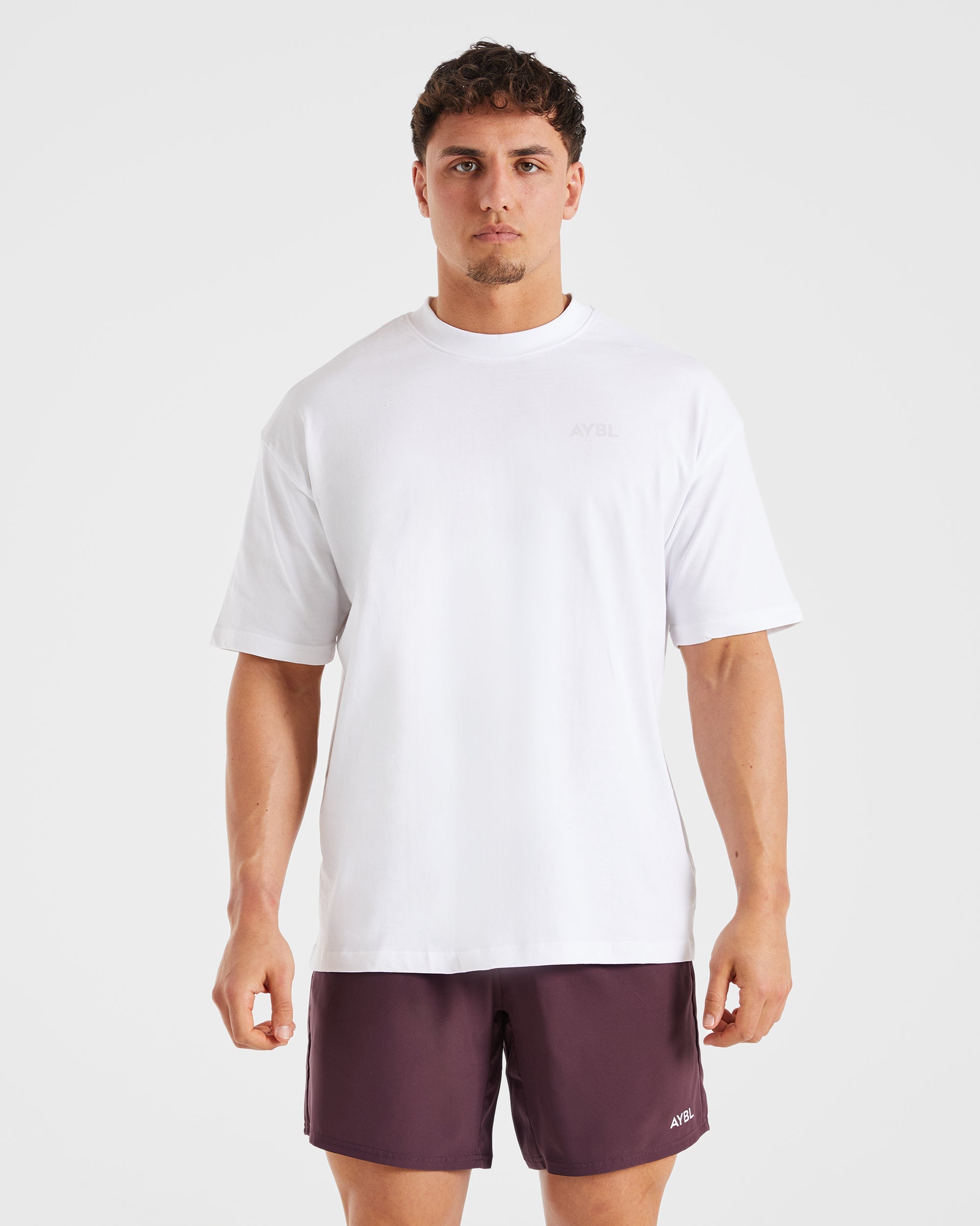 Essential Oversized T Shirt - Wit