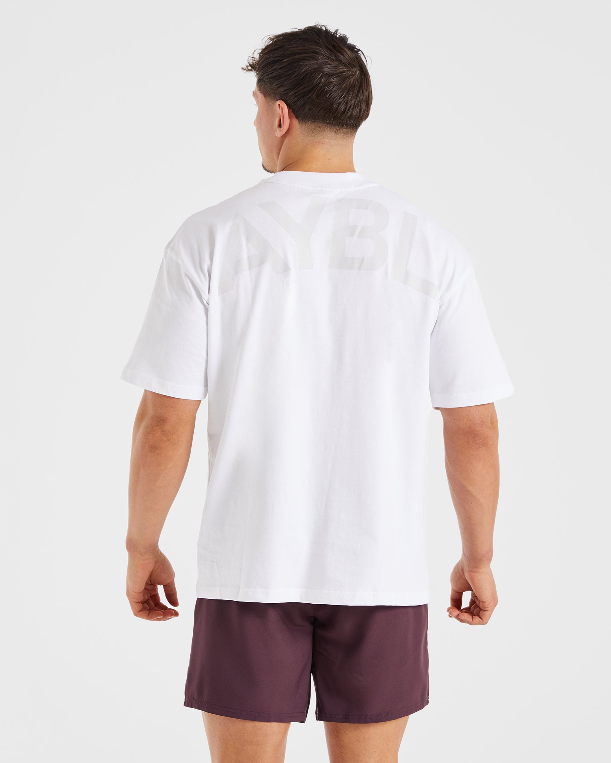 Essential Oversized T Shirt - Wit