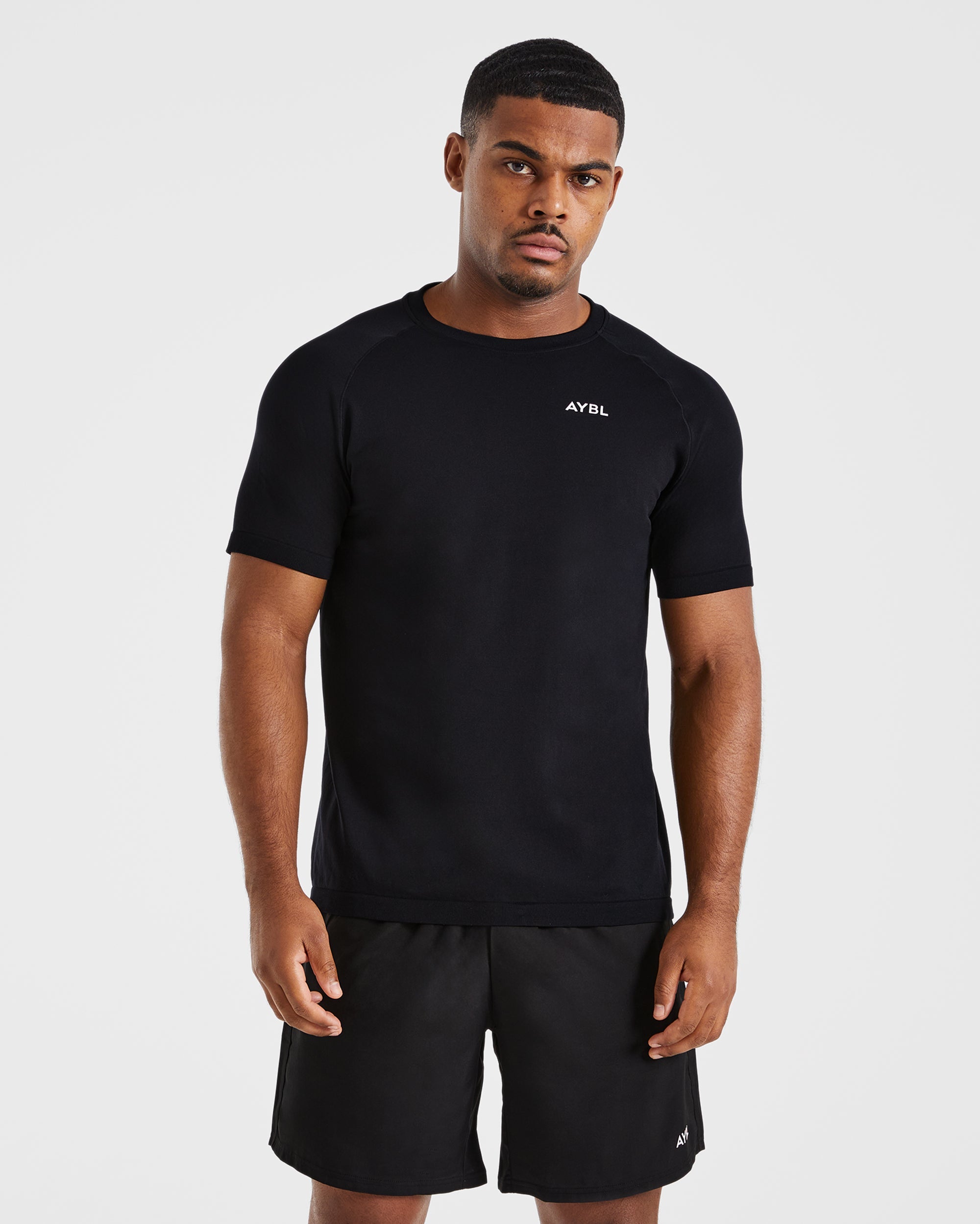 Ascend Seamless T Shirt - Zwart