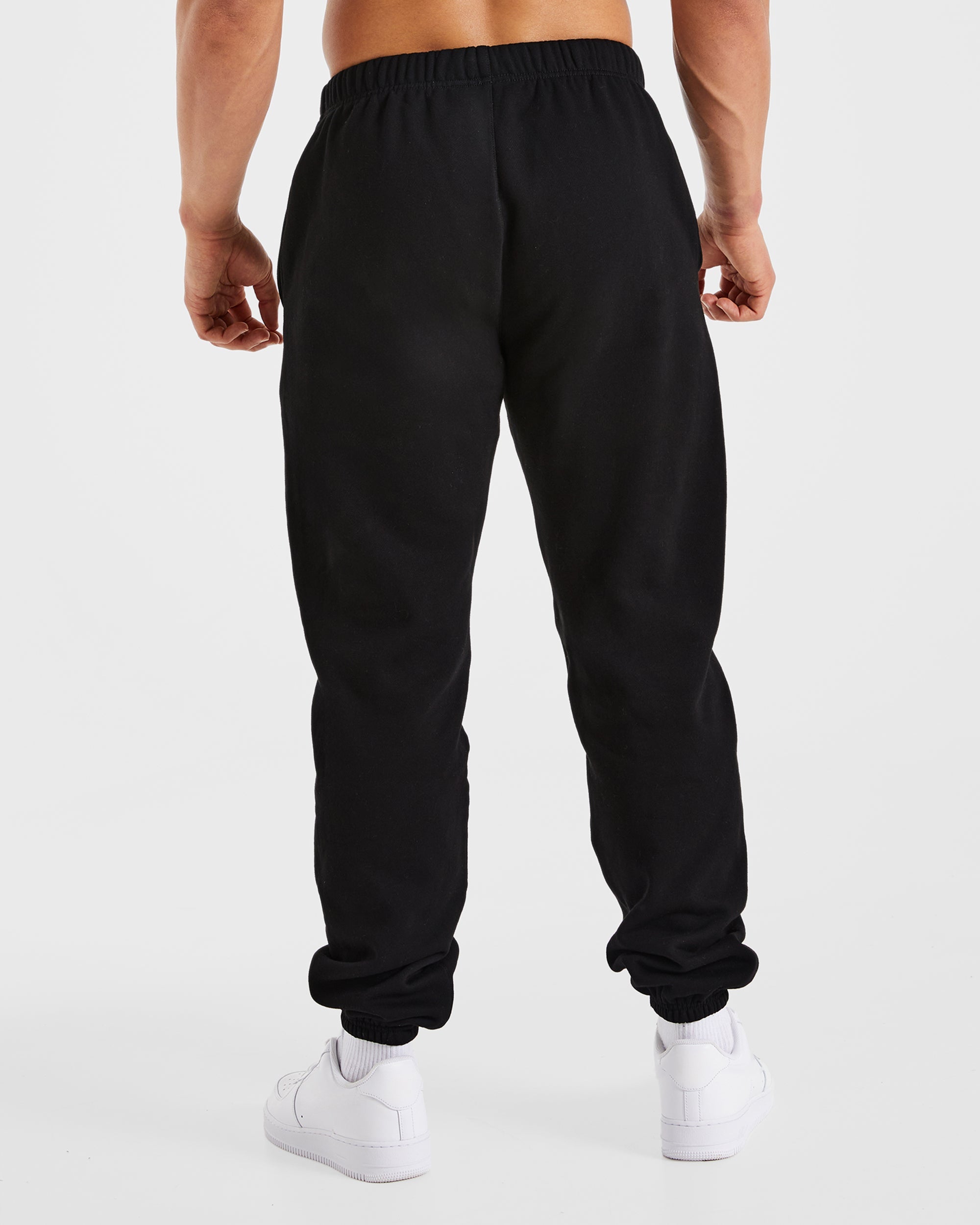 Essential Oversized Joggers - Zwart