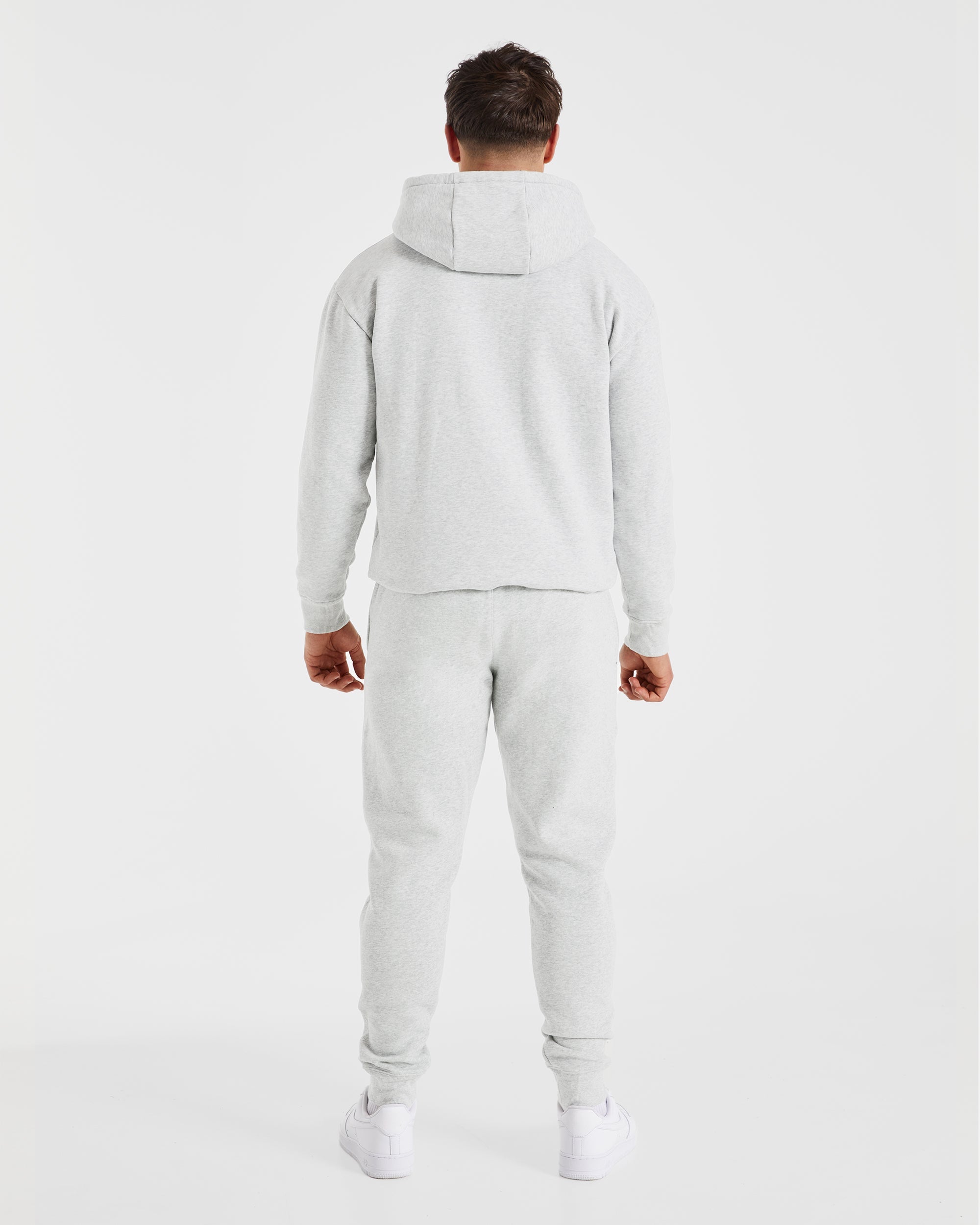 Essential Hoodie - Grijs Marl