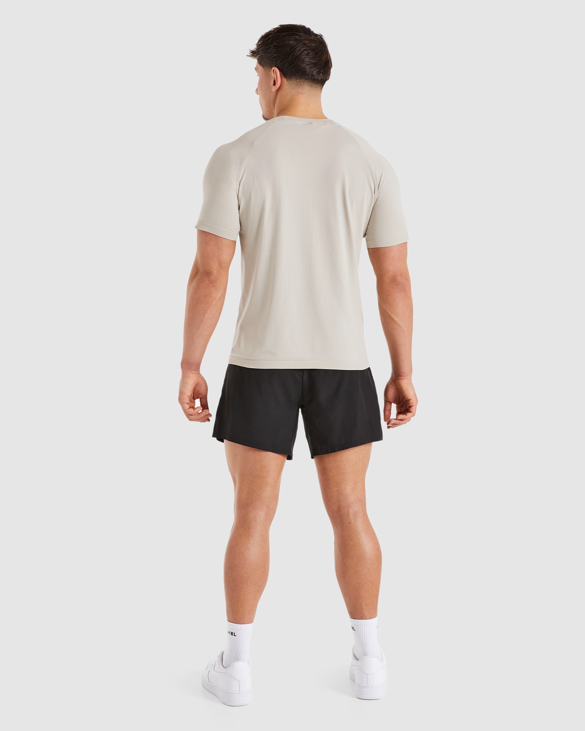 Ascend Seamless T Shirt - Ice Grijs