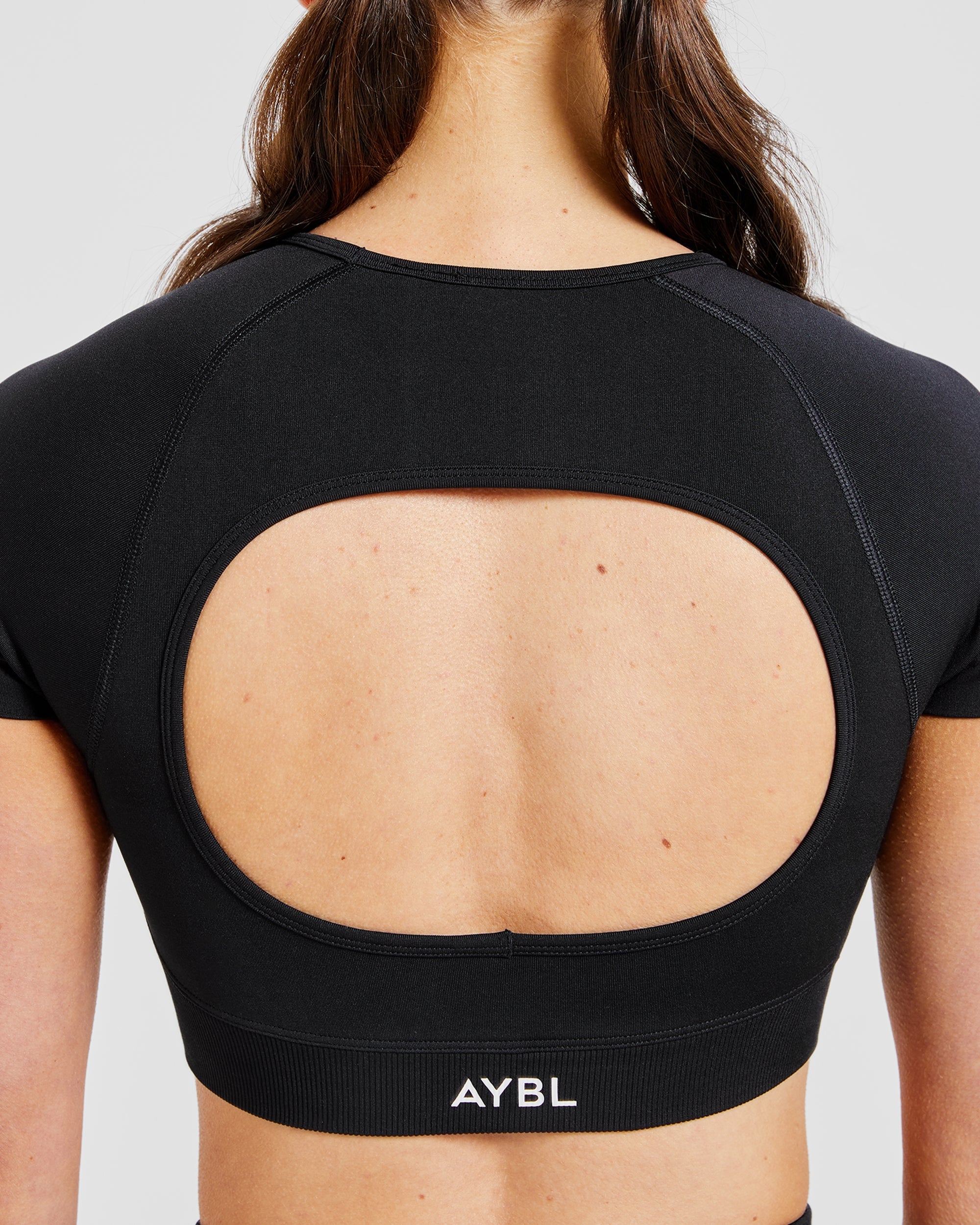 Adapt Seamless Crop Top - Zwart