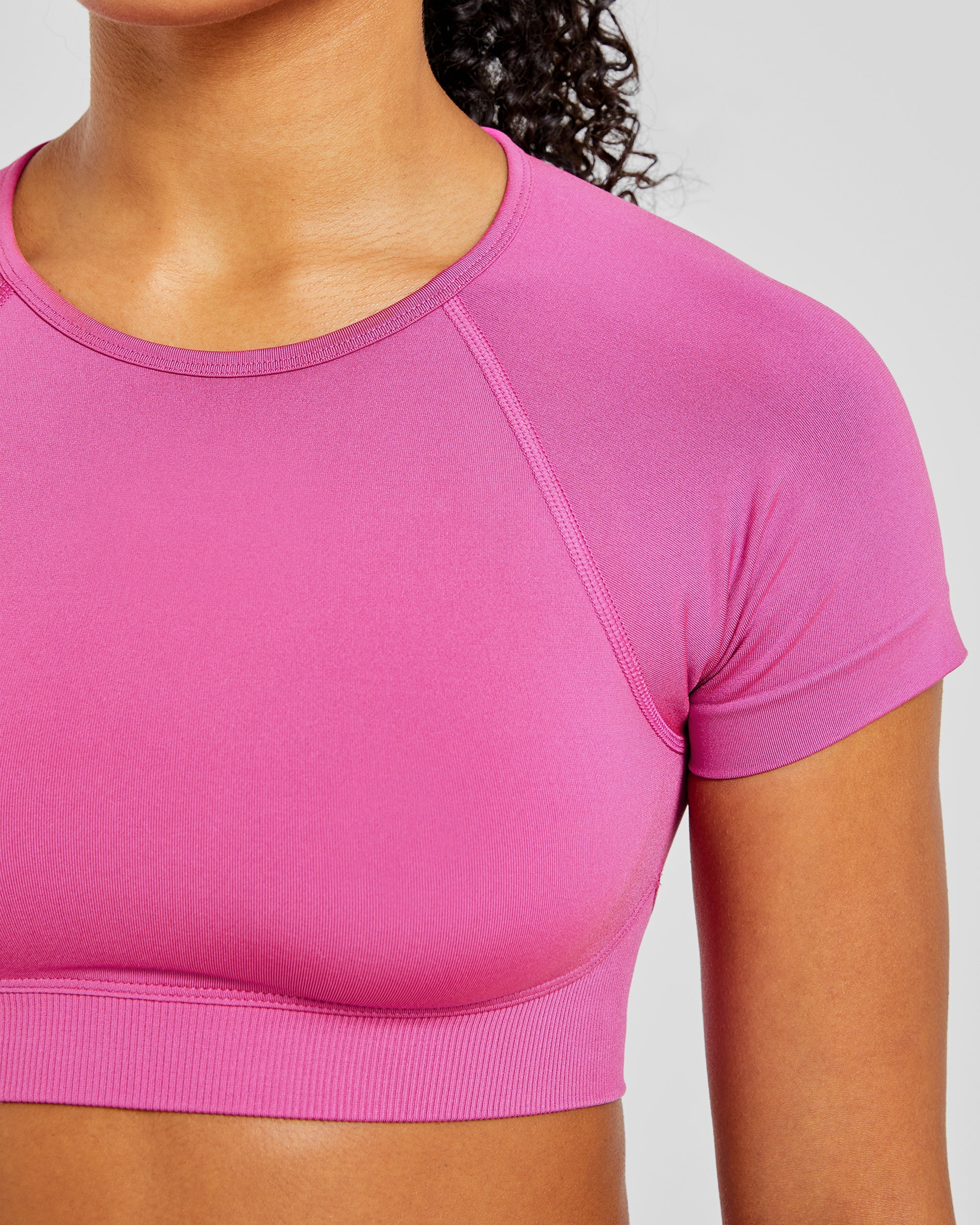 Adapt Seamless Crop Top - Roze