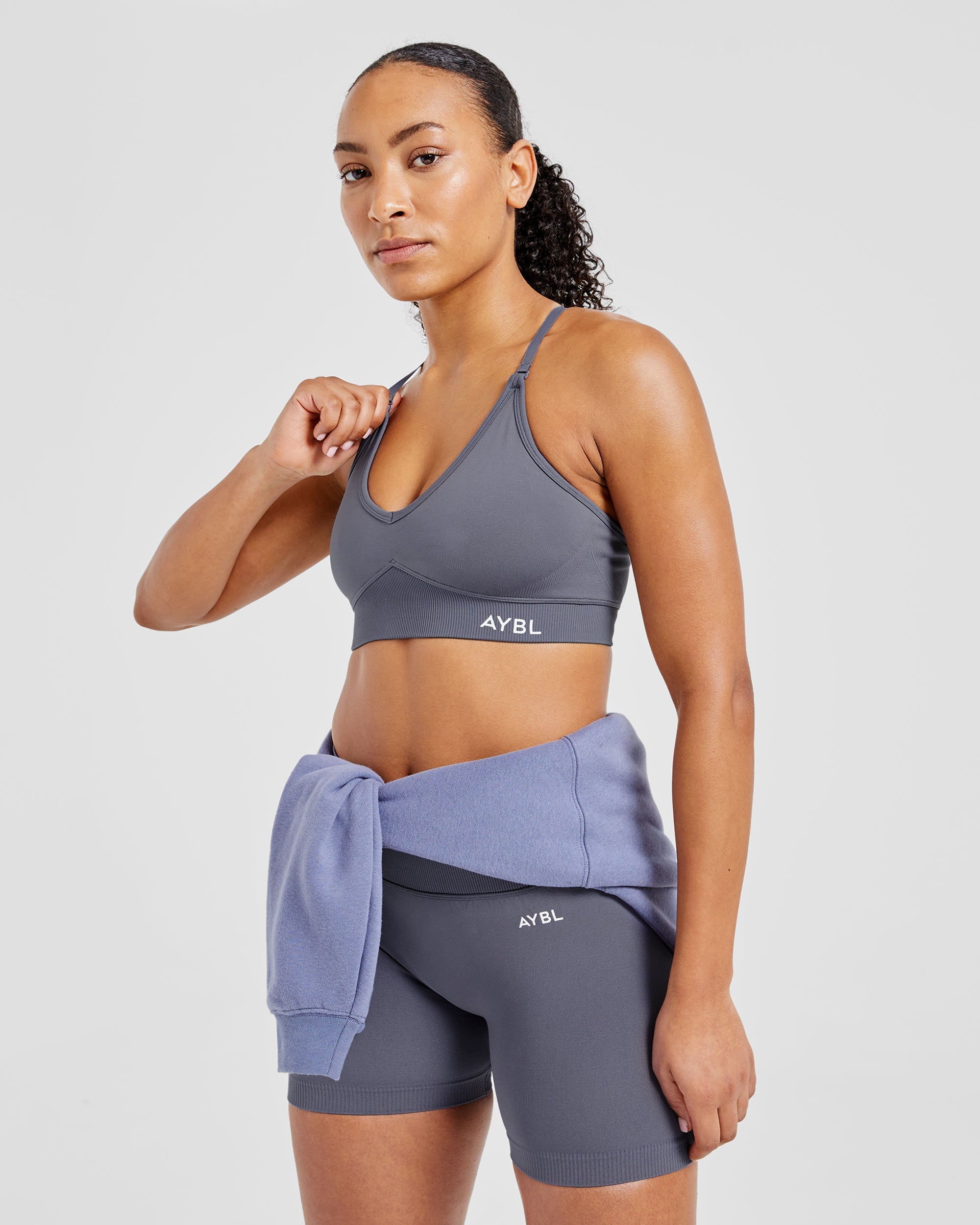 Adapt Seamless Sports Bra - Slate