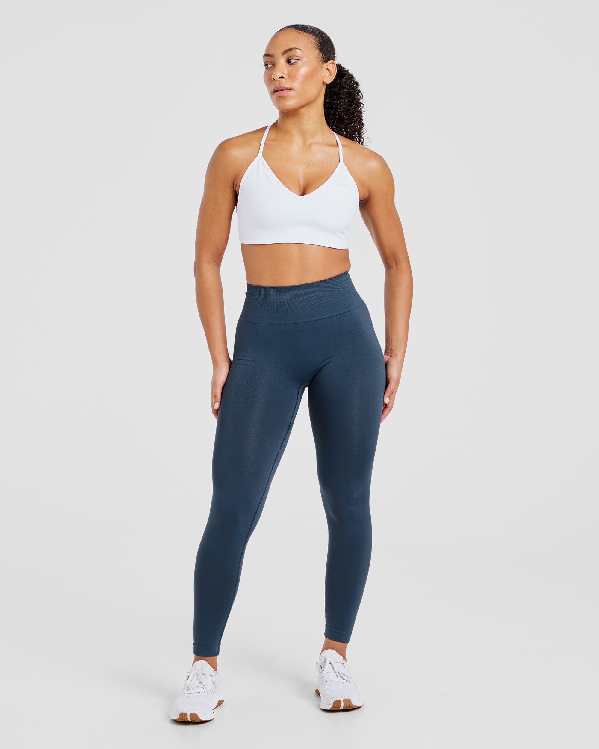 Essential Crossback Sports Bra - Wit