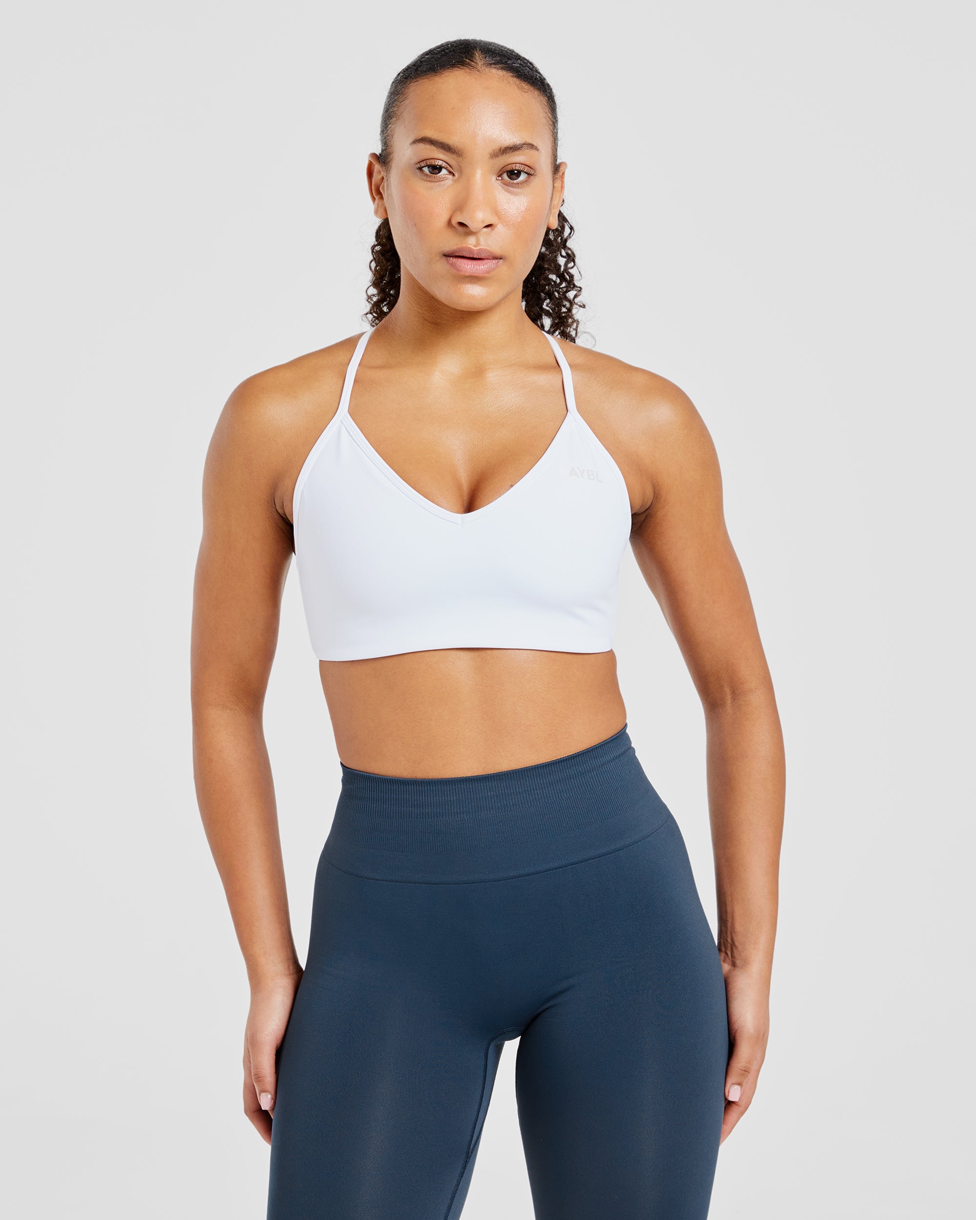 Essential Crossback Sports Bra - Wit