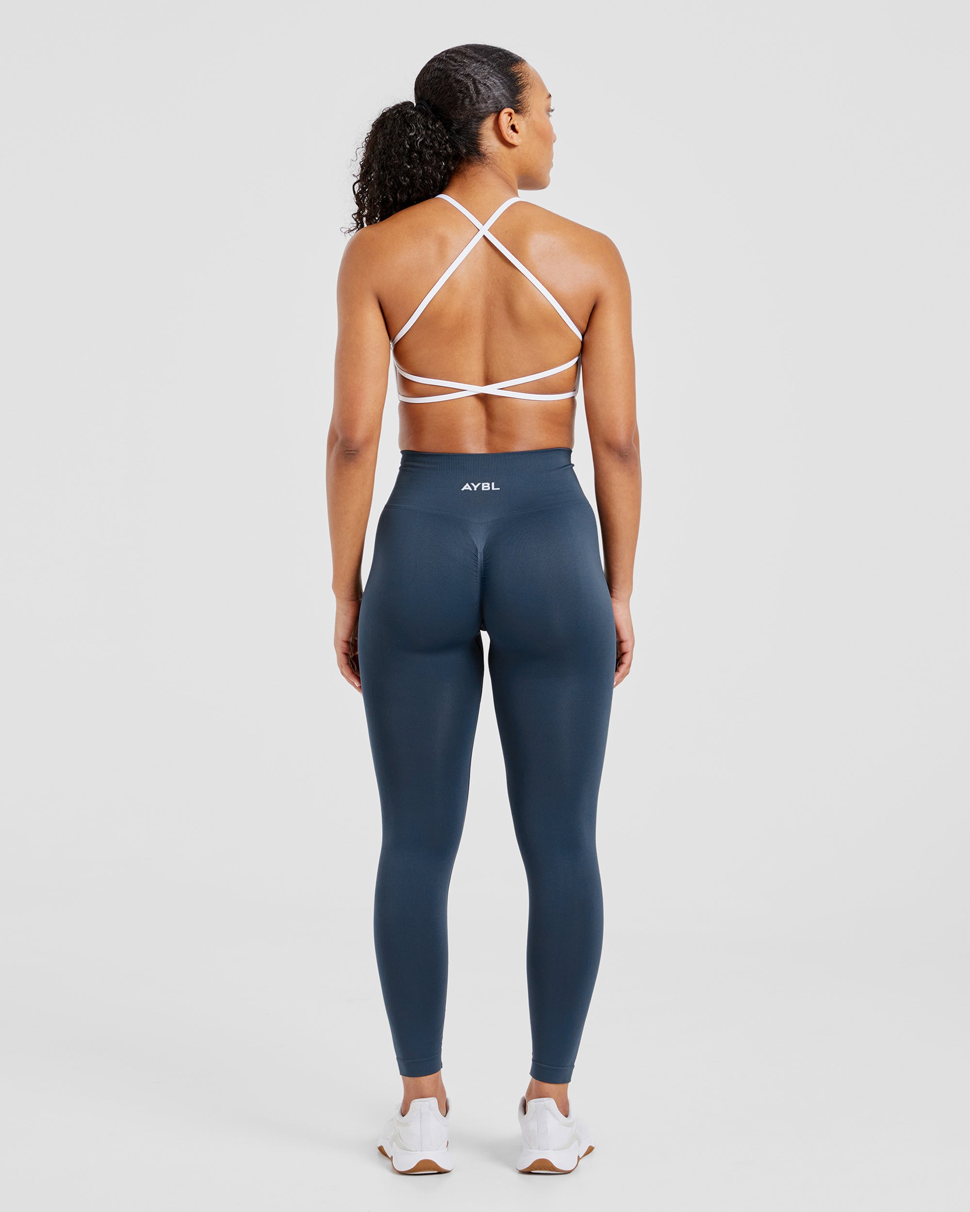 Essential Crossback Sports Bra - Wit