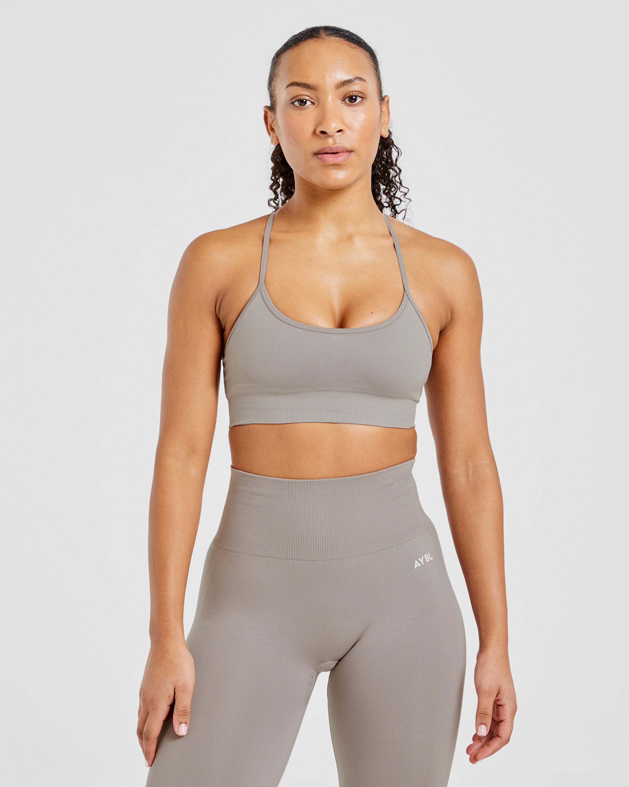 Empower Seamless Sports Bra - Taupe