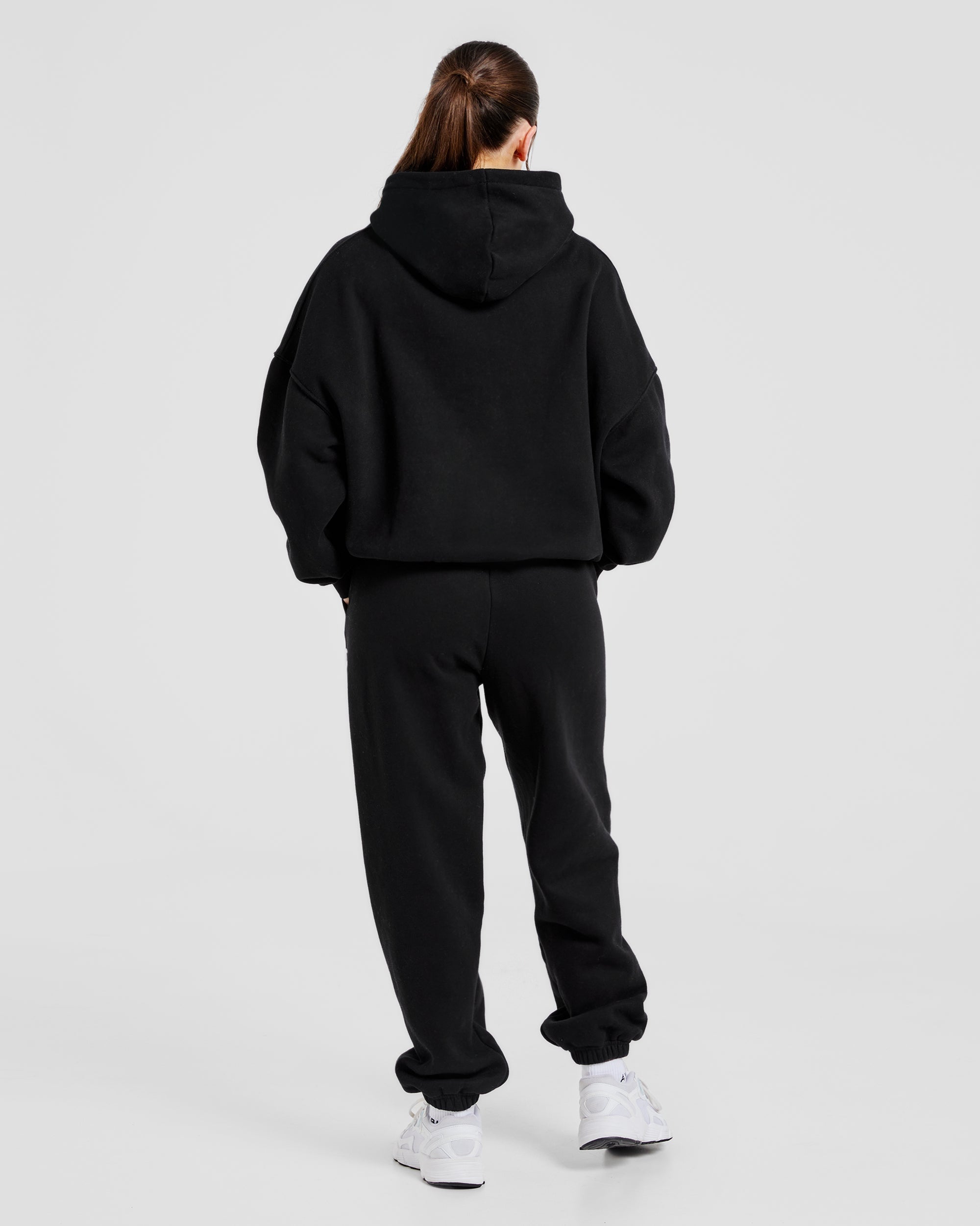 Varsity Oversized Joggers - Zwart