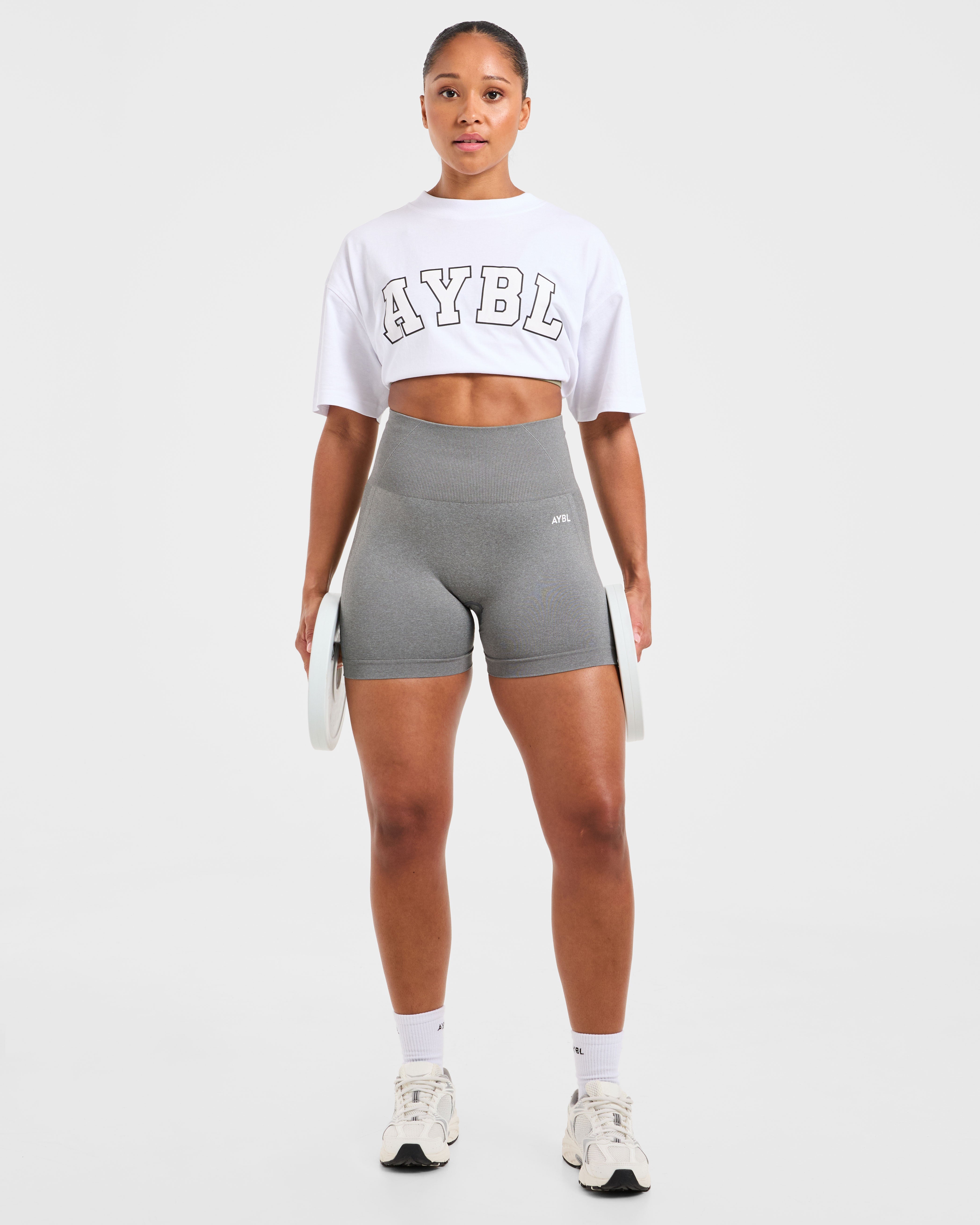 Varsity 2.0 Oversized T Shirt - Wit